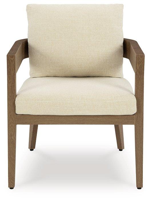 Serene Bay Outdoor Dining Arm Chair with Cushion (Set of 2) - Image 6