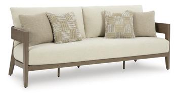 Serene Bay Outdoor Sofa with Cushion - Image 3