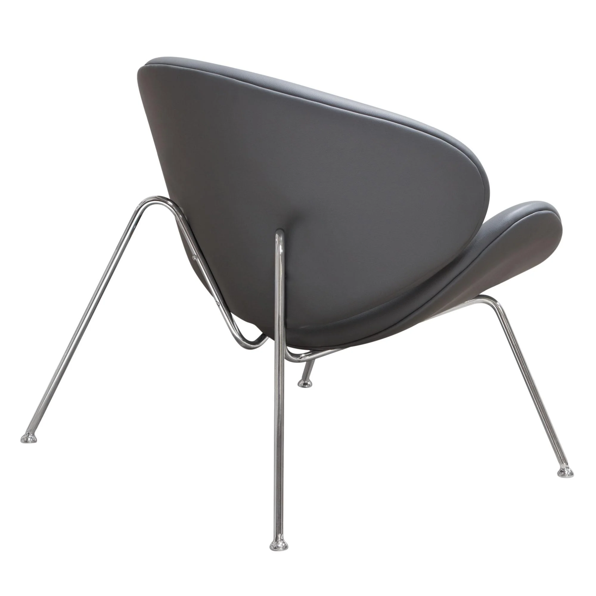 Set of (2) Roxy Accent Chair with Chrome Frame by Diamond Sofa - GREY - Image 5