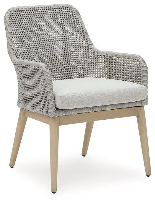 Seton Creek Outdoor Dining Arm Chair (Set of 2) - Image 5