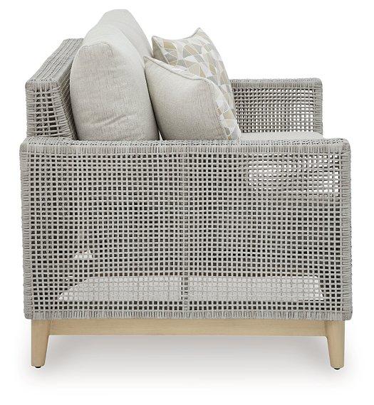 Seton Creek Outdoor Loveseat with Cushion - Image 6