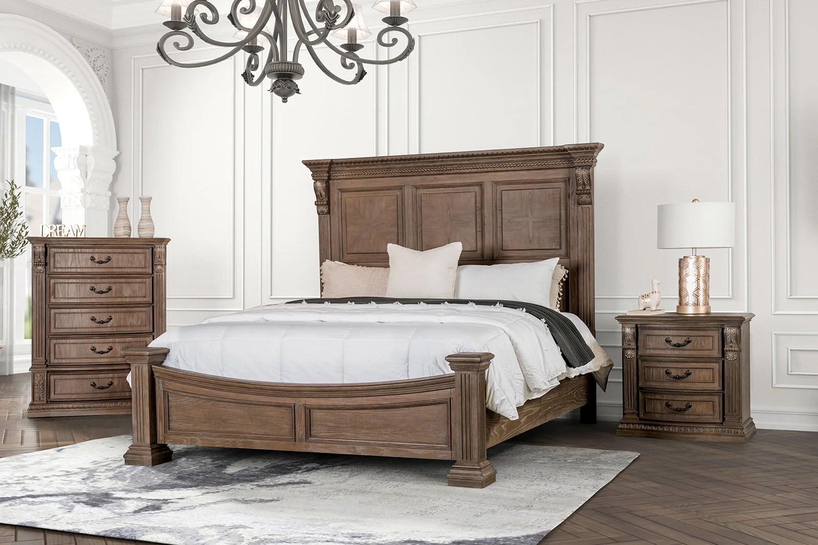 Sevenoaks 5 Pc. Queen Bedroom Set w/ 2NS - Image 4