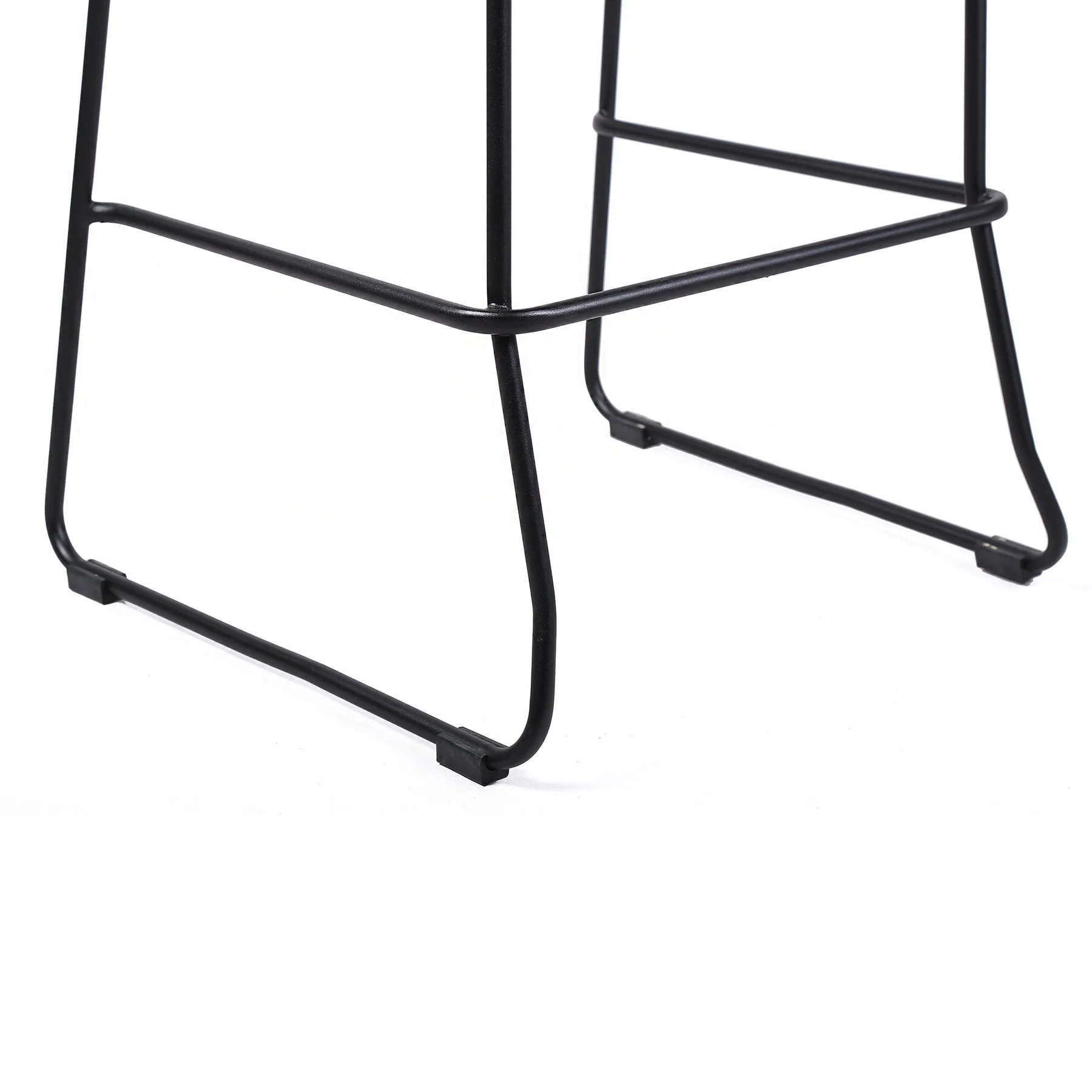 Shasta 30" Outdoor Metal and Gray Rope Stackable Barstool - Set of 2 - Image 7