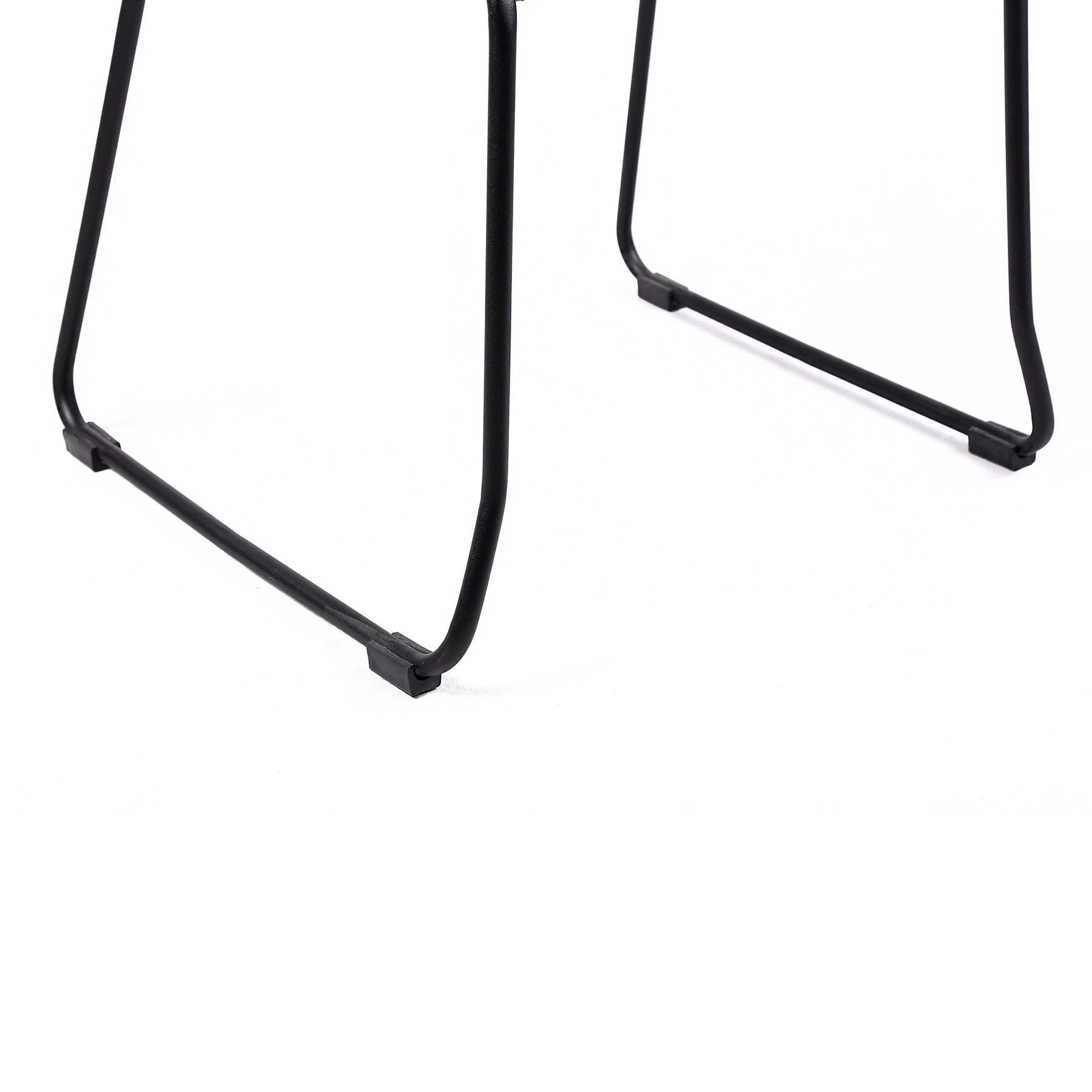 Shasta Outdoor Metal and Gray Rope Stackable Dining Chair - Set of 2 - Image 8