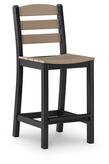 Shoreline Beach Outdoor Counter Table and 2 Barstools - Image 6