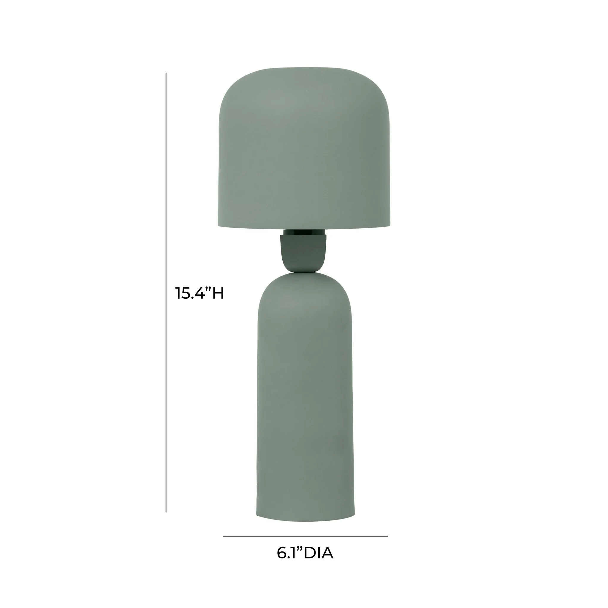 Shroom Green Metal Table Lamp - Image 6