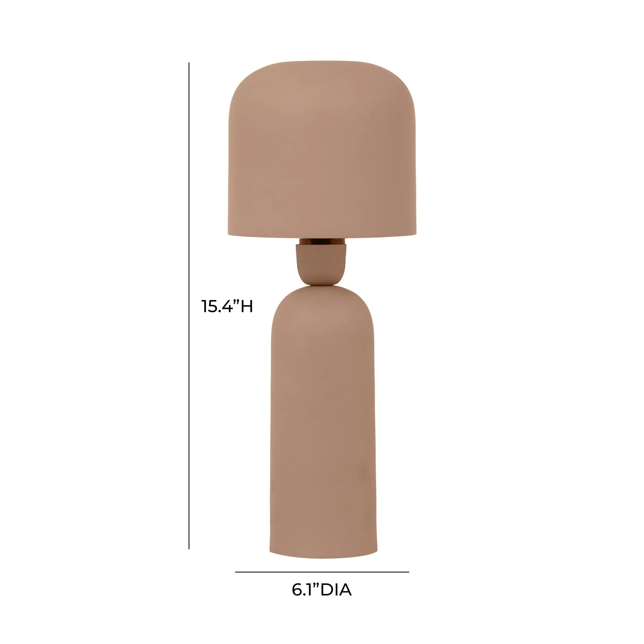 Shroom Terracotta Metal Table Lamp - Image 6
