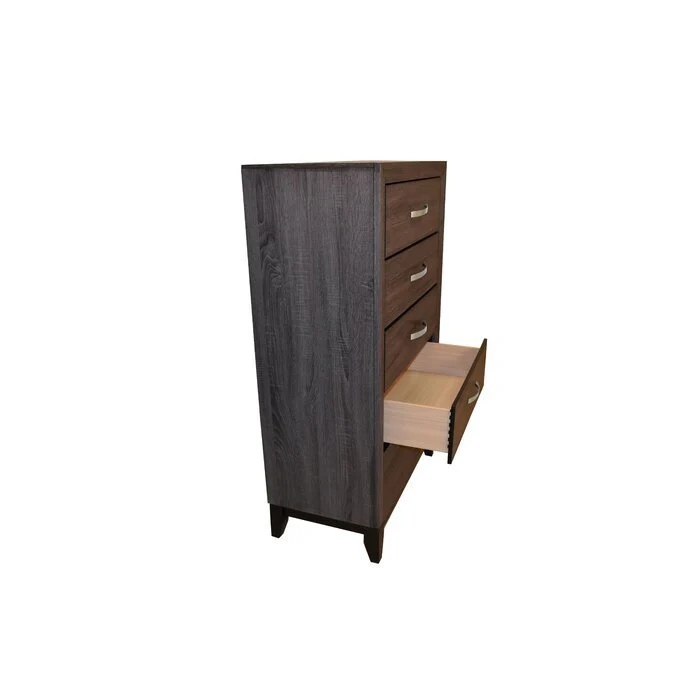 Sierra 5 Pc Queen Bed Gray - Image 17