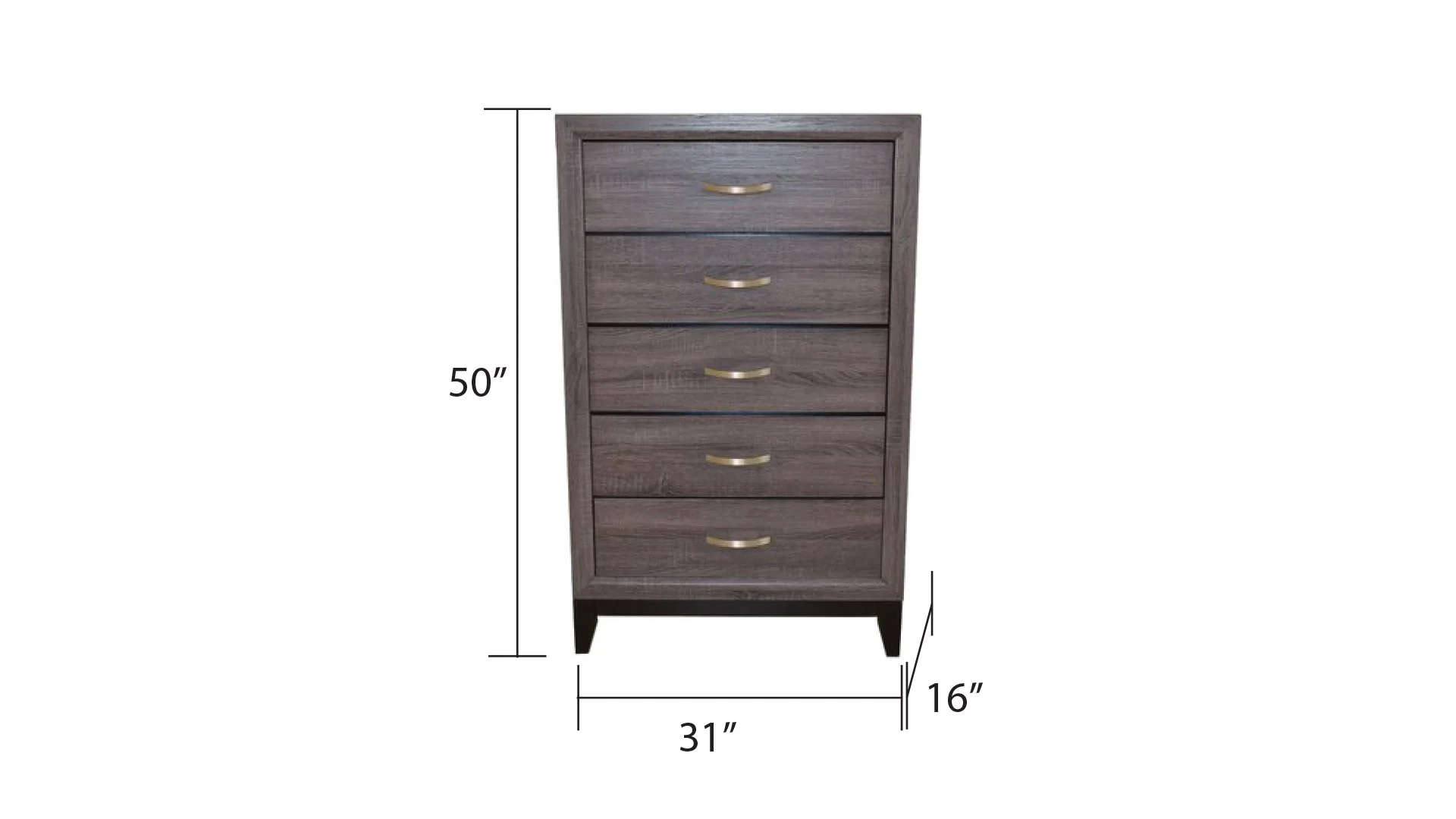 Sierra 5 Pc Queen Bed Gray - Image 19