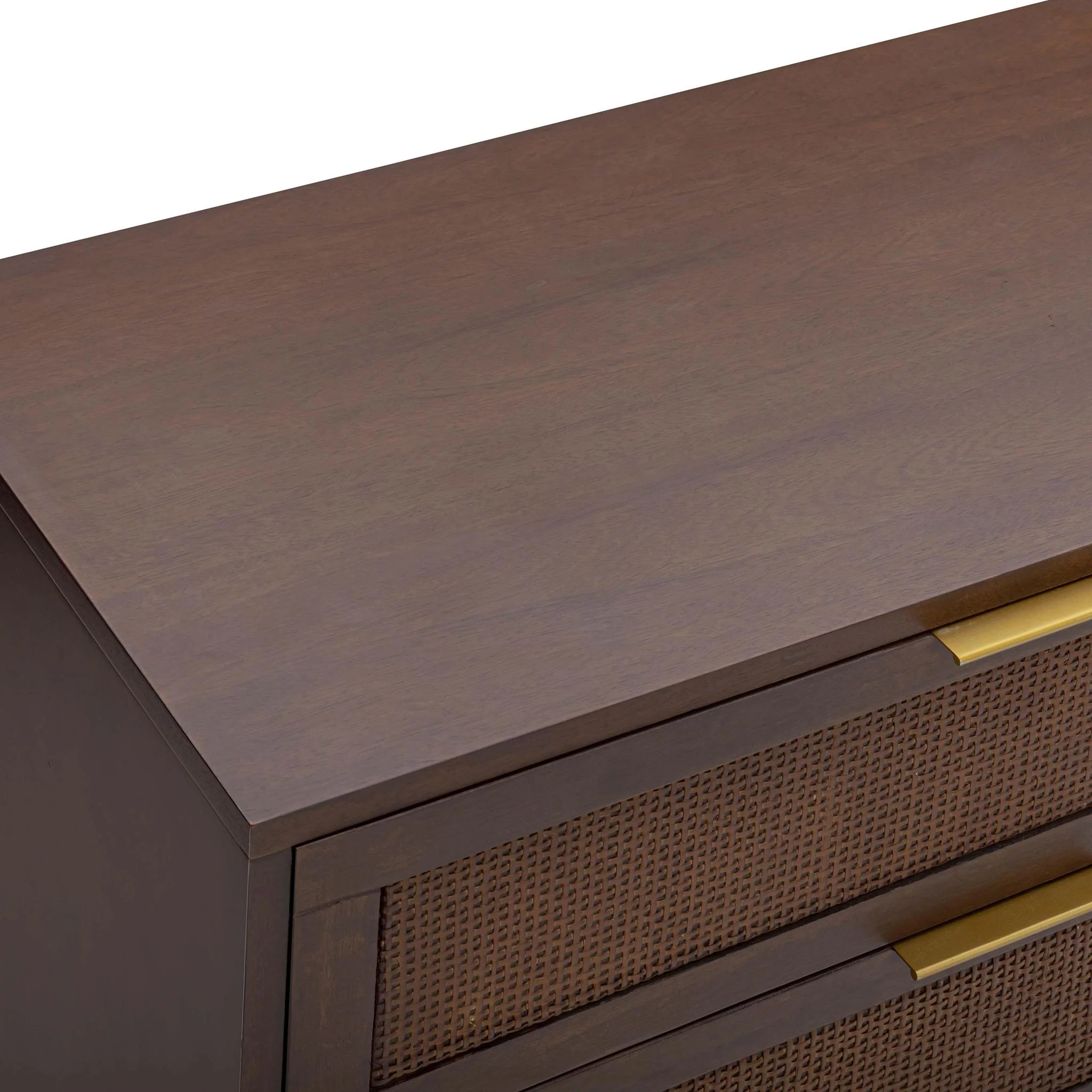 Sierra Dark Chocolate Brown 6 Drawer Dresser - Image 7