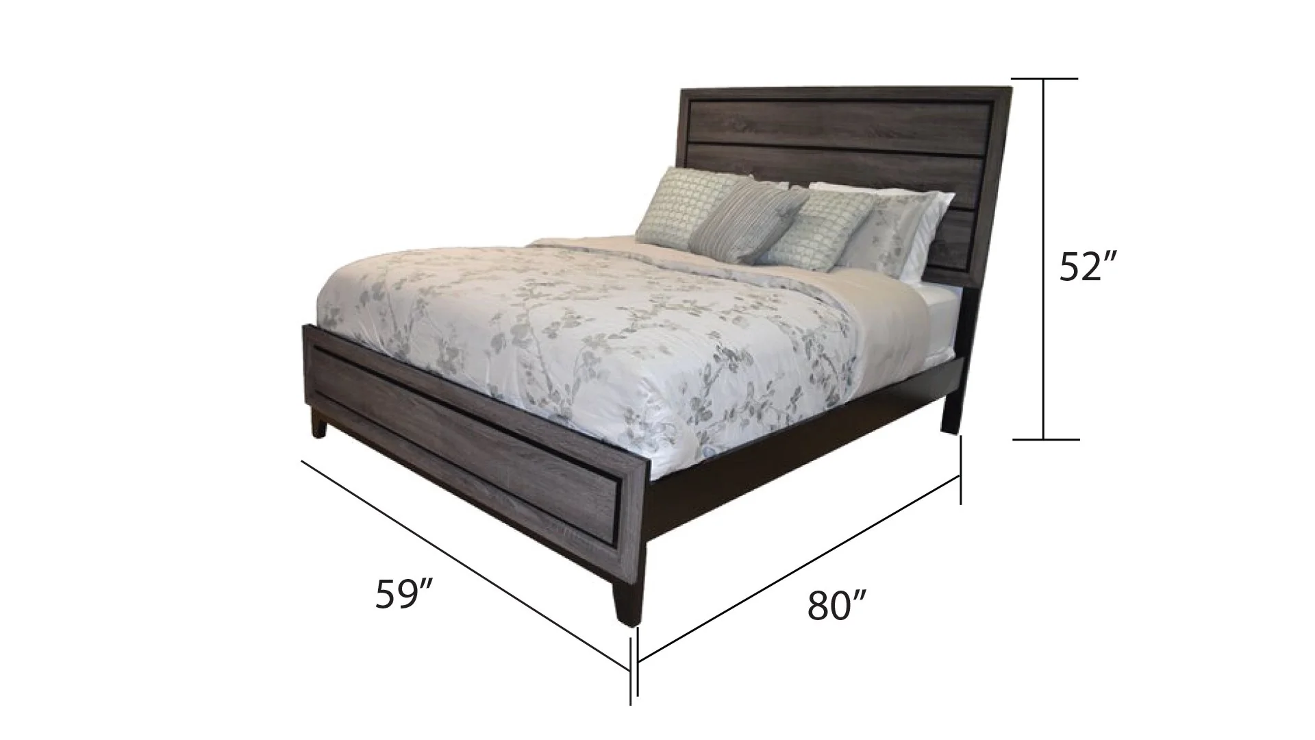 Sierra Full Bed Gray - Image 5