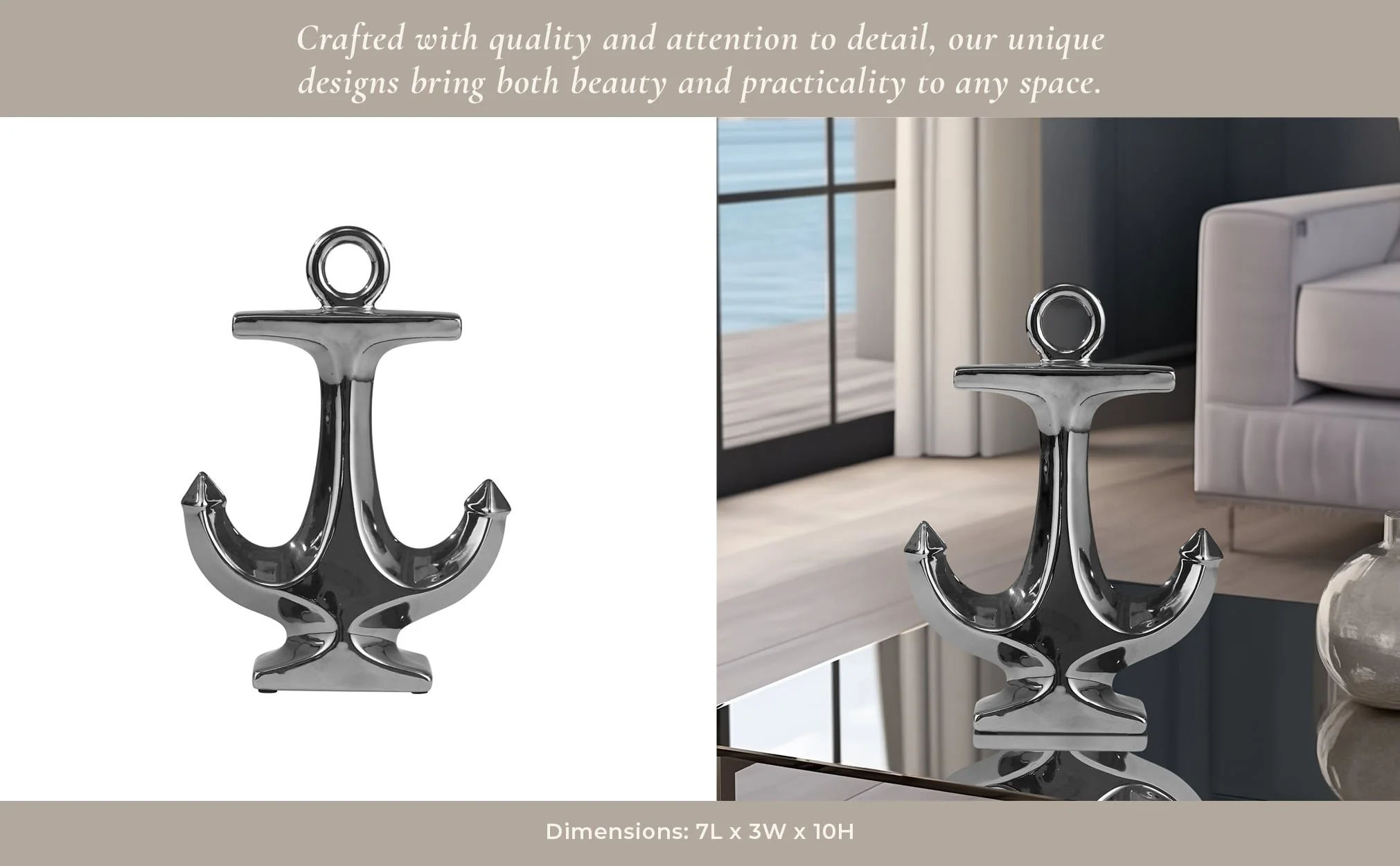 Silver Ceramic Anchor 10 - Image 9