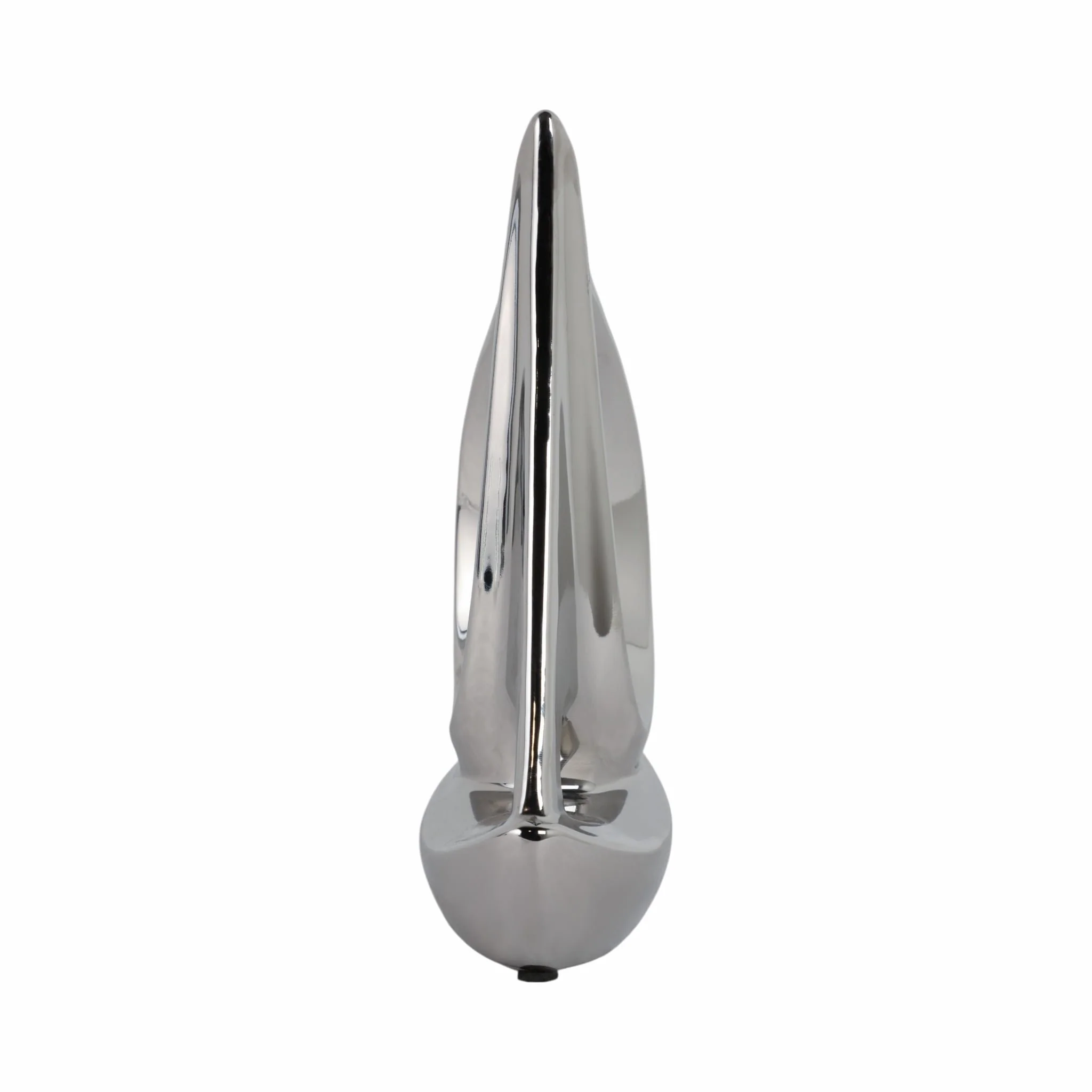 Silver Ceramic Sailboat 8 - Image 3