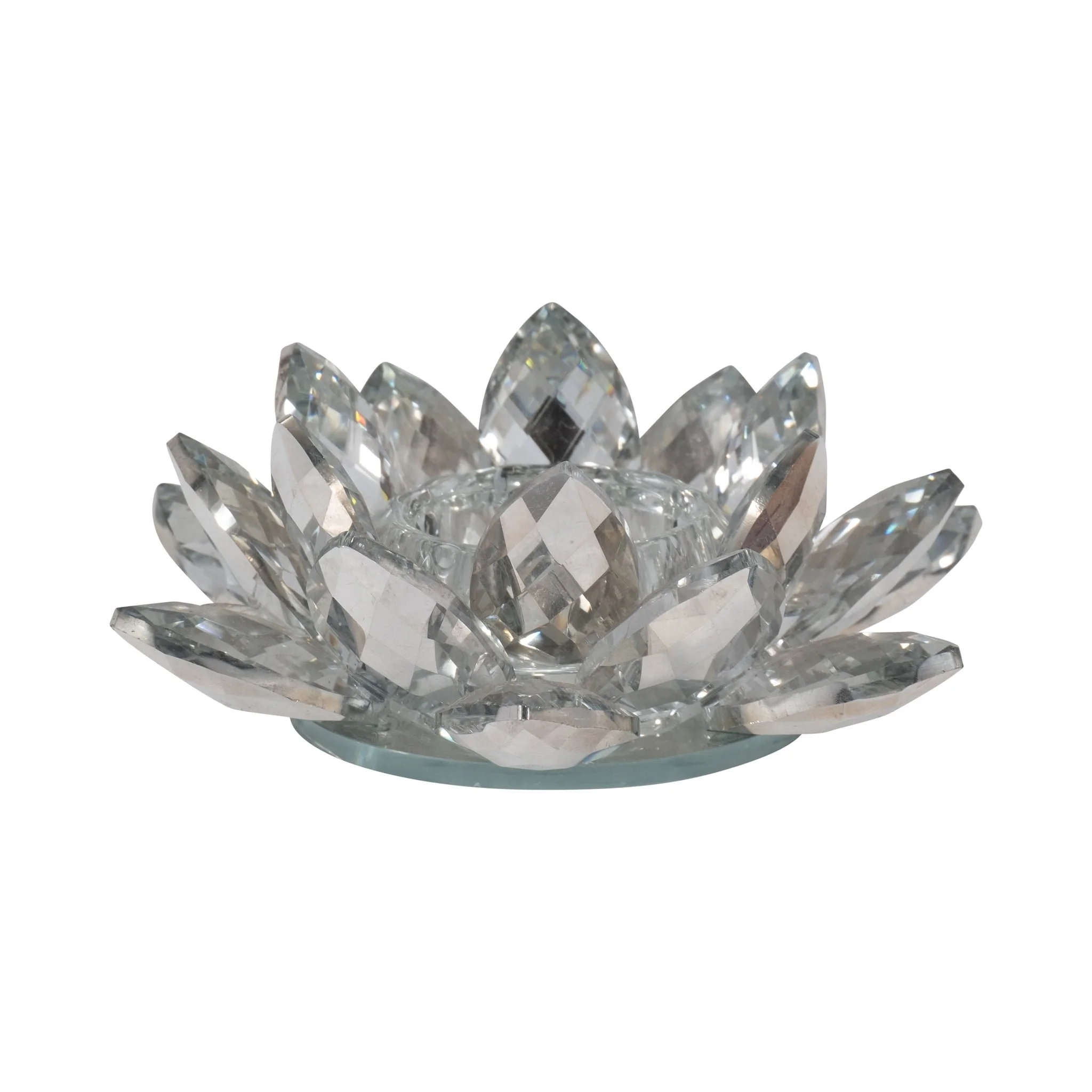 Silver Crystal Votive Candle Holder 6 - Image 2