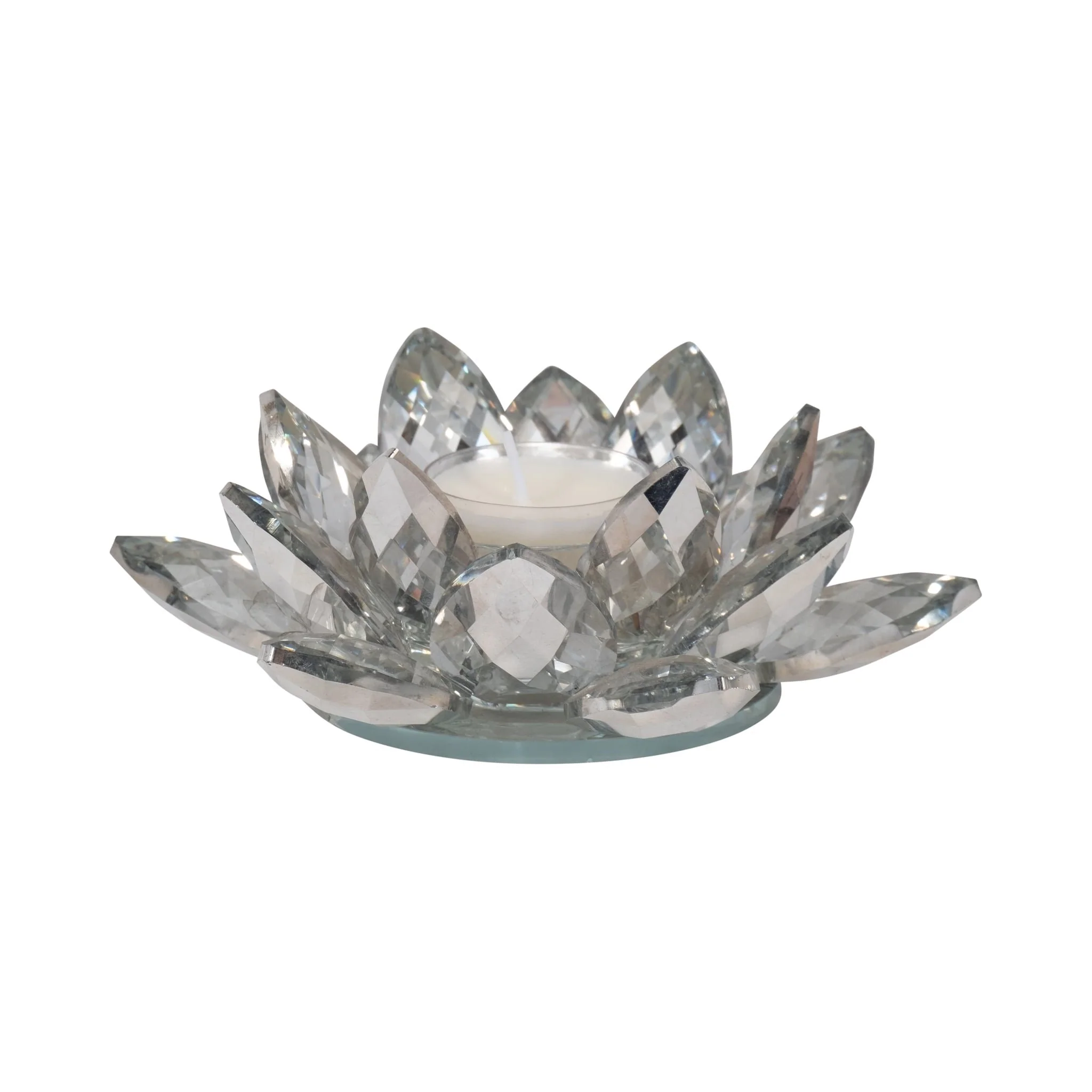 Silver Crystal Votive Candle Holder 6 - Image 3