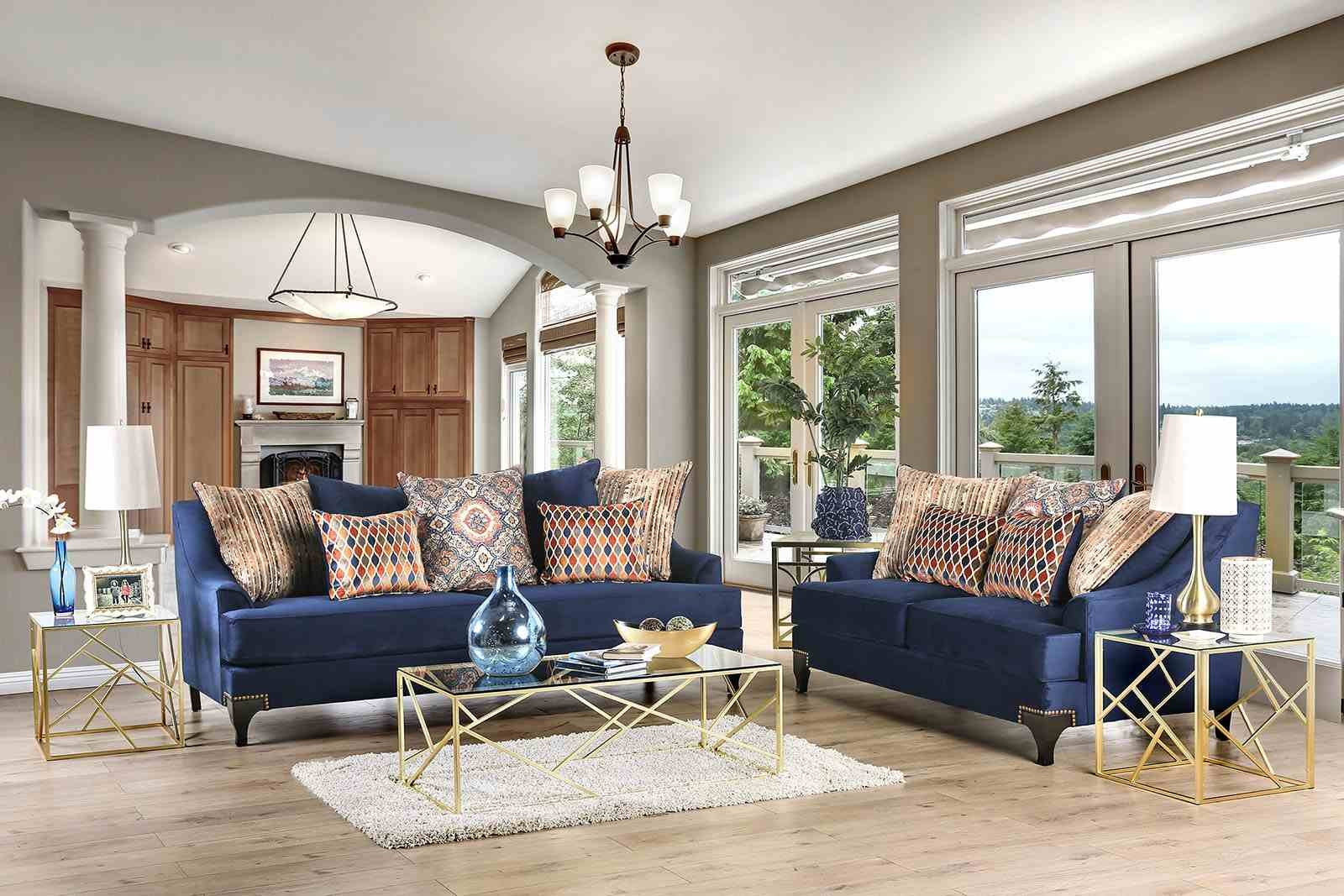 Sisseton Sofa, Navy - Image 2