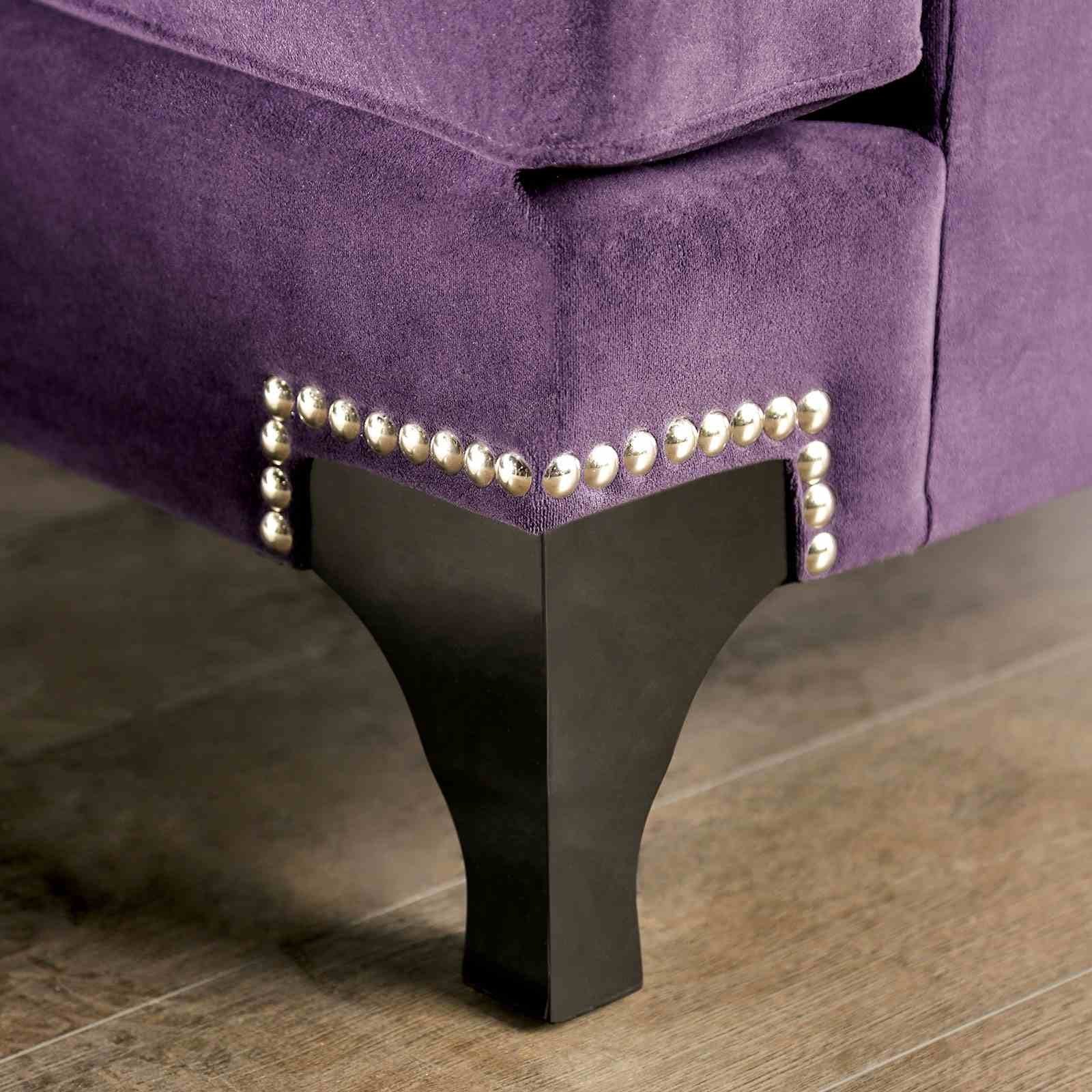 Sisseton Sofa, Purple - Image 5