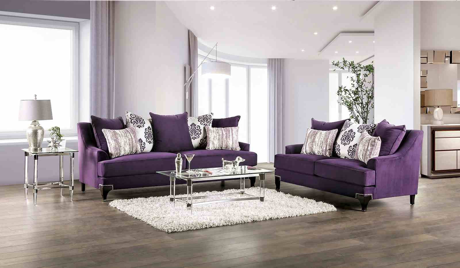 Sisseton Sofa, Purple - Image 6
