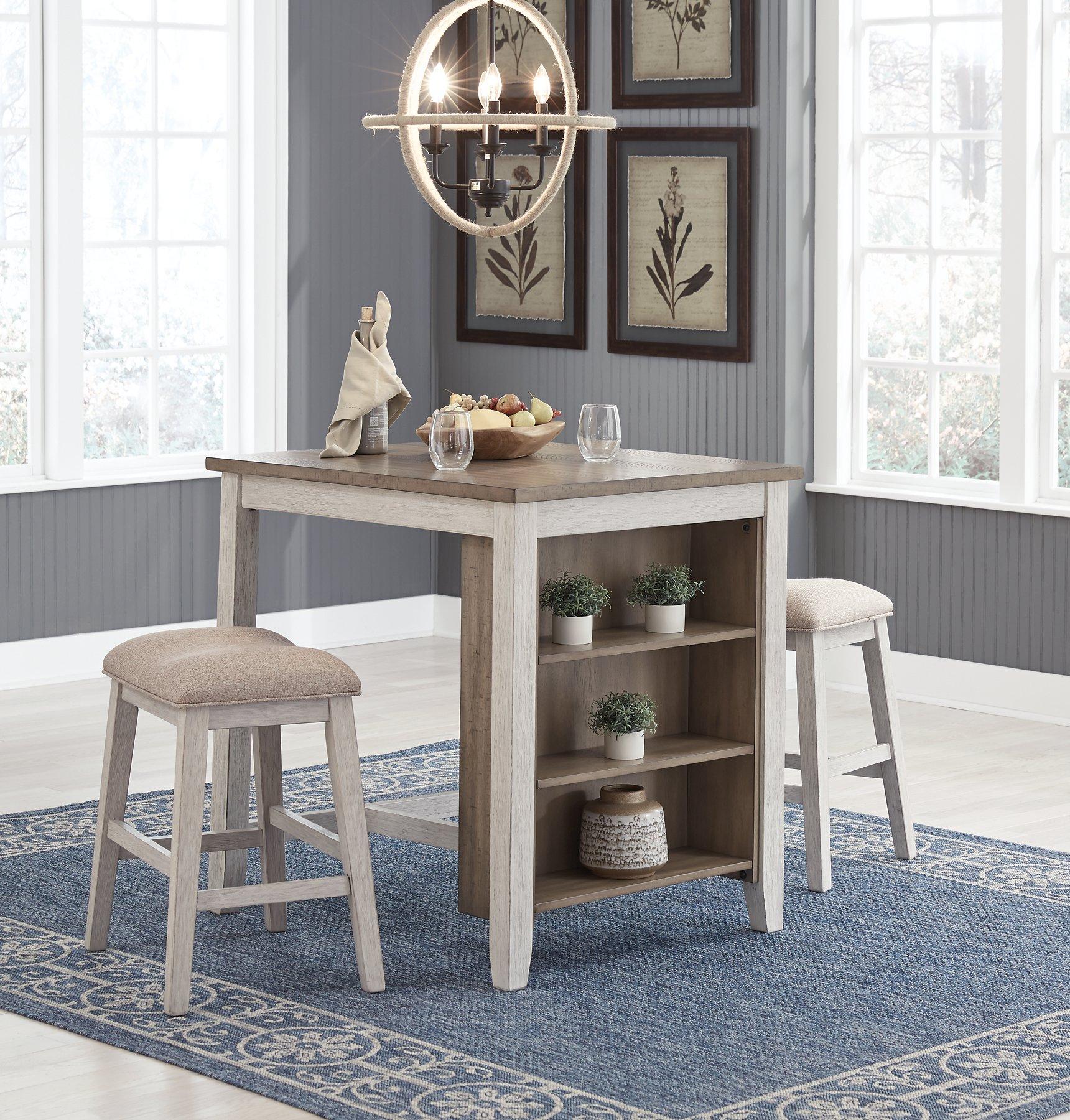 Skempton Counter Height Dining Table and Bar Stools (Set of 3) - Image 2