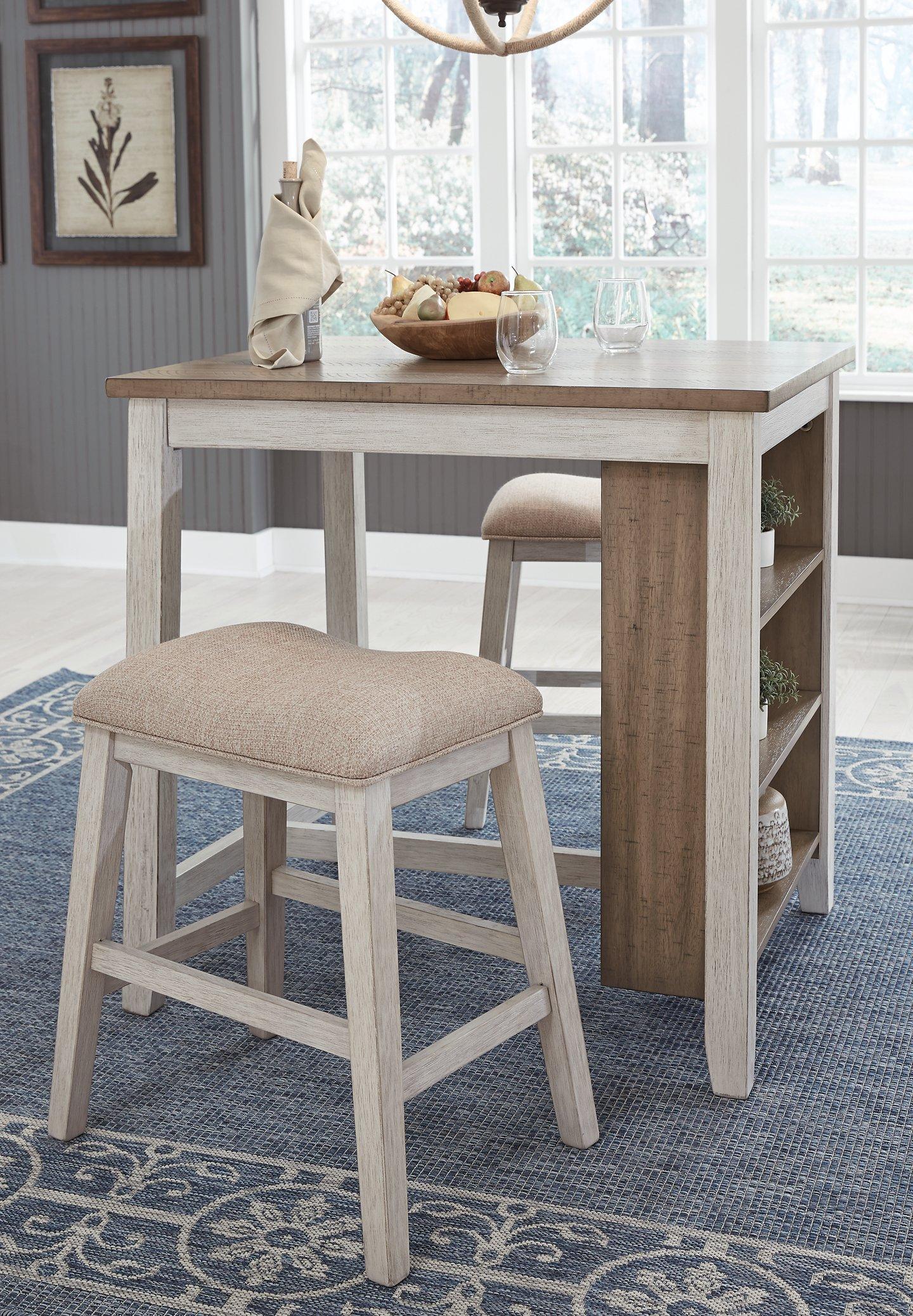 Skempton Counter Height Dining Table and Bar Stools (Set of 3) - Image 6