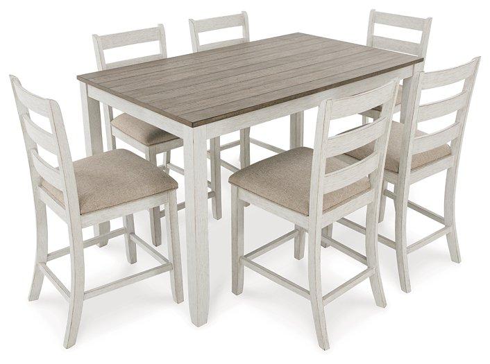 Skempton Counter Height Dining Table and Bar Stools (Set of 7) - Image 6