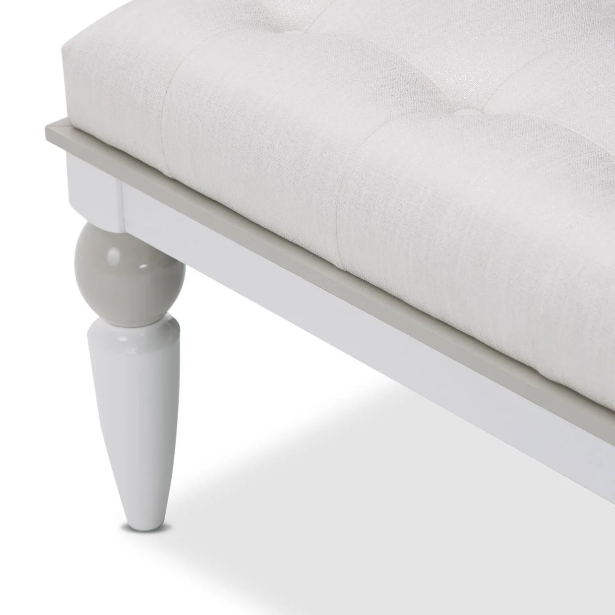Sky Tower Bedside Bench - Cloud White - Image 3