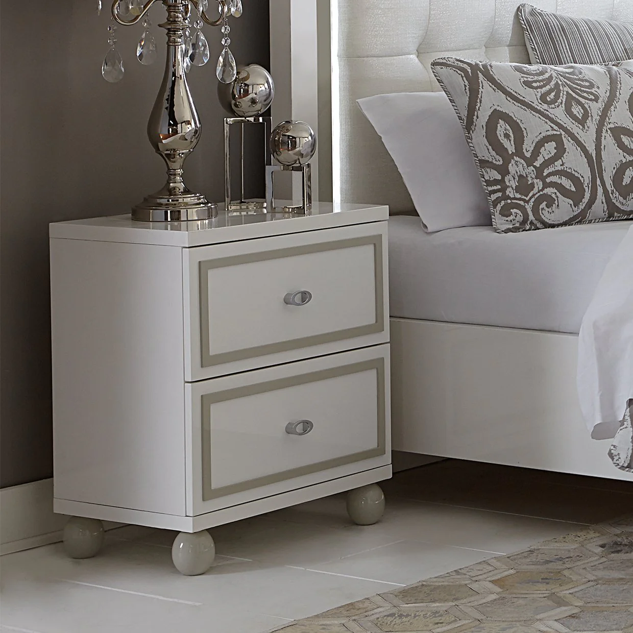 Sky Tower Nightstand - Cloud White - Image 2