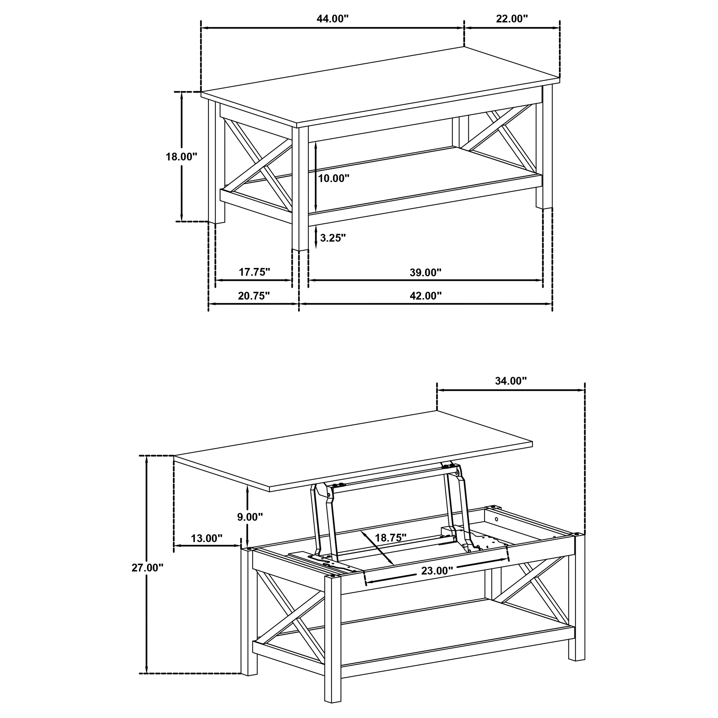Skyview Lift-Top Coffee Table - Image 9