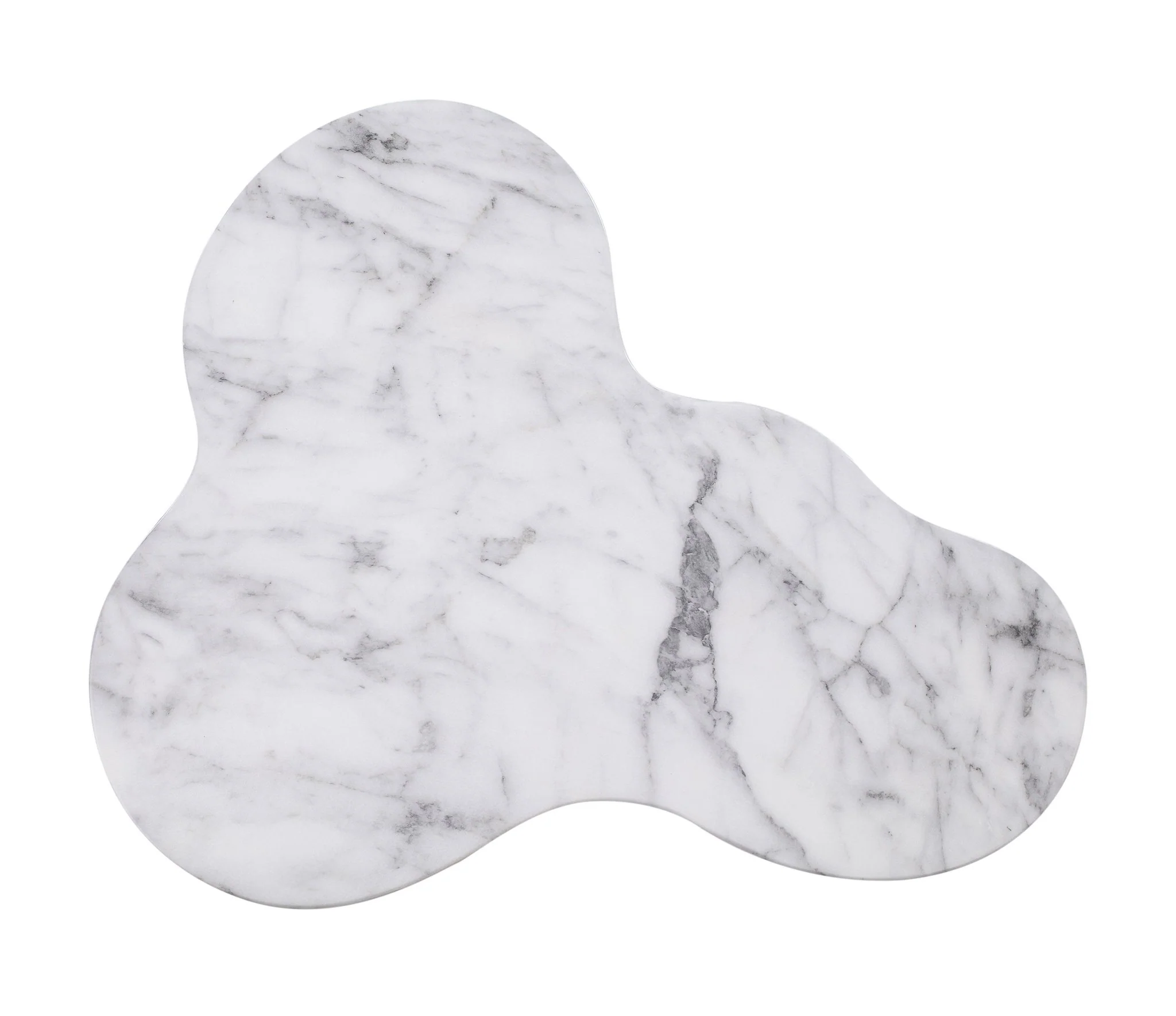 Slab Marble Tall Side Table - Image 4