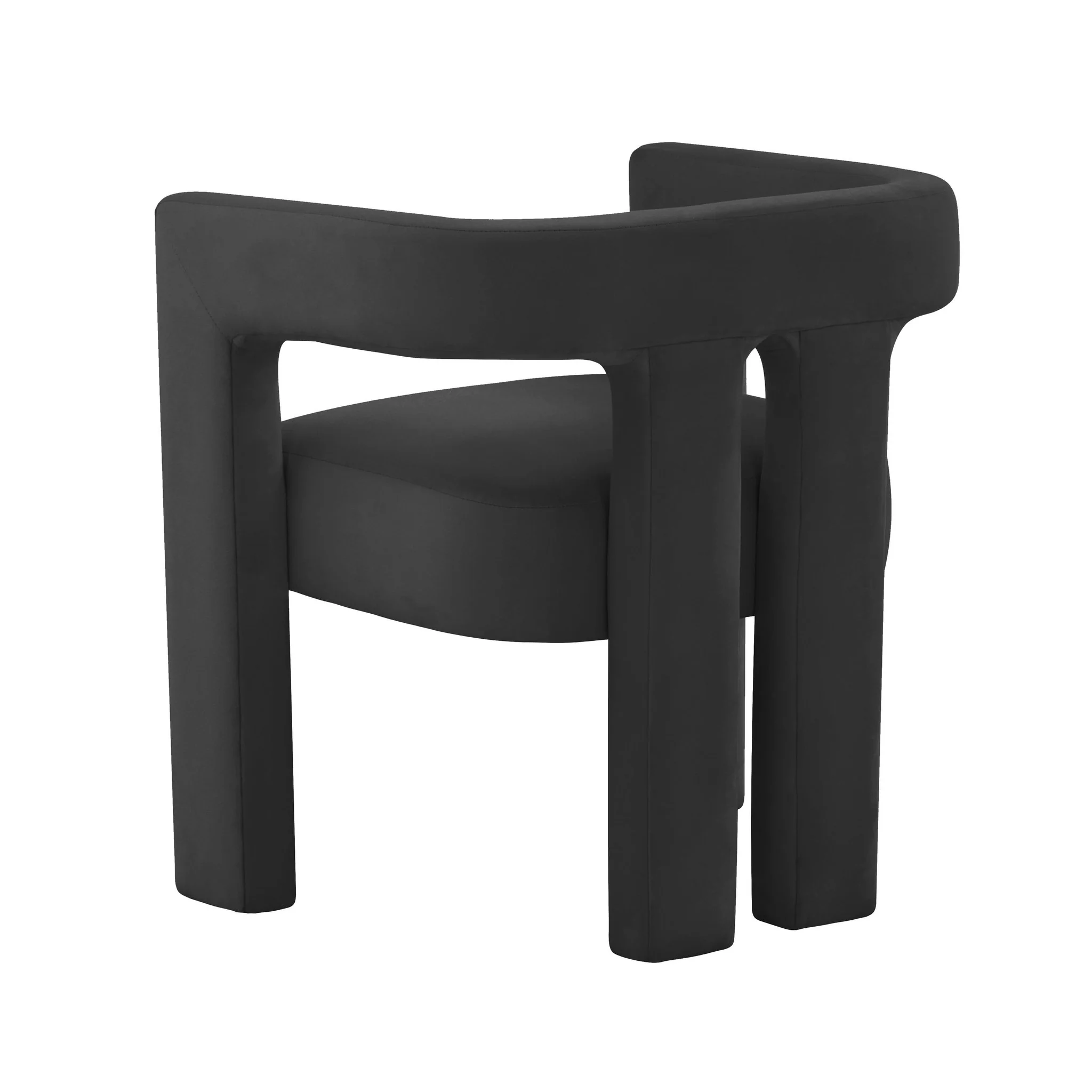 Sloane Black Velvet Chair - Image 4