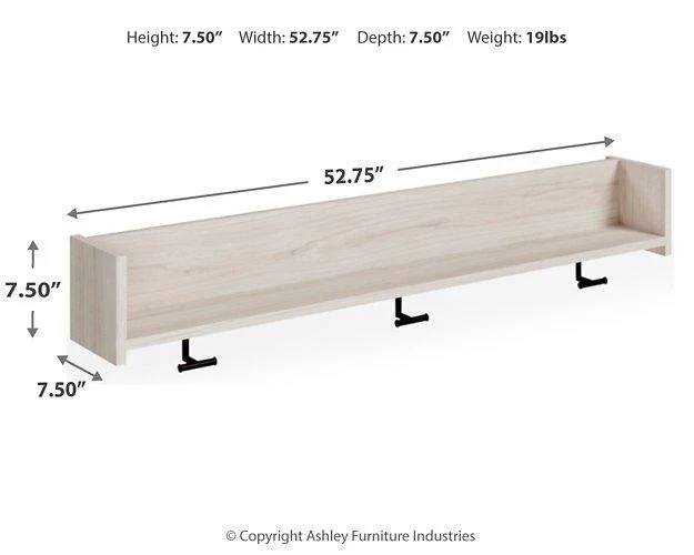Socalle Wall Mounted Coat Rack with Shelf - Image 8