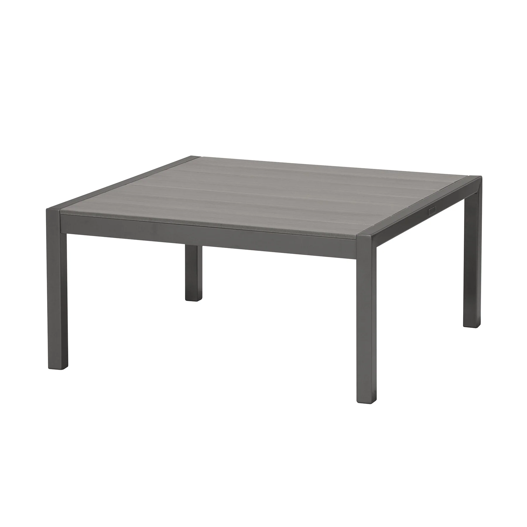Solana Outdoor Sectional Set in Cosmos Finish with Gray Cushions and Coffee Table - Image 3