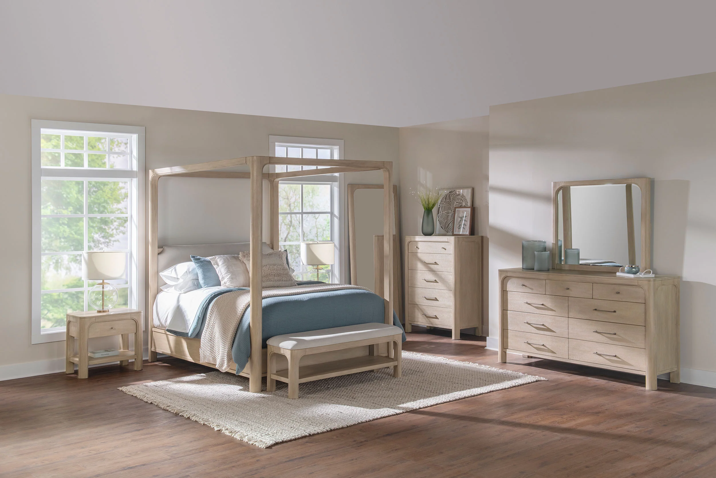 Solano Canopy Panel Platform Bed - Image 22