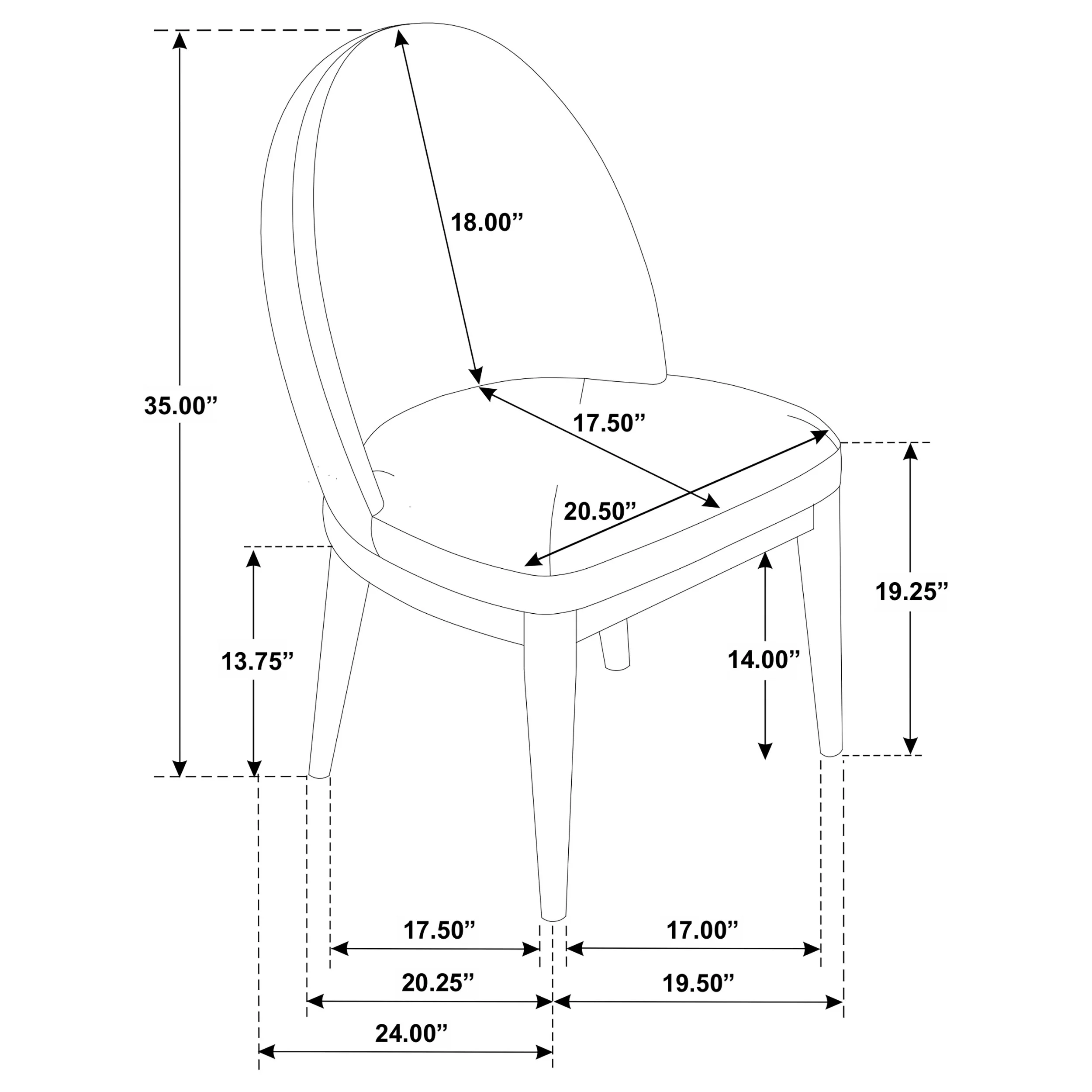 Solano Dining Side Chair - Image 10