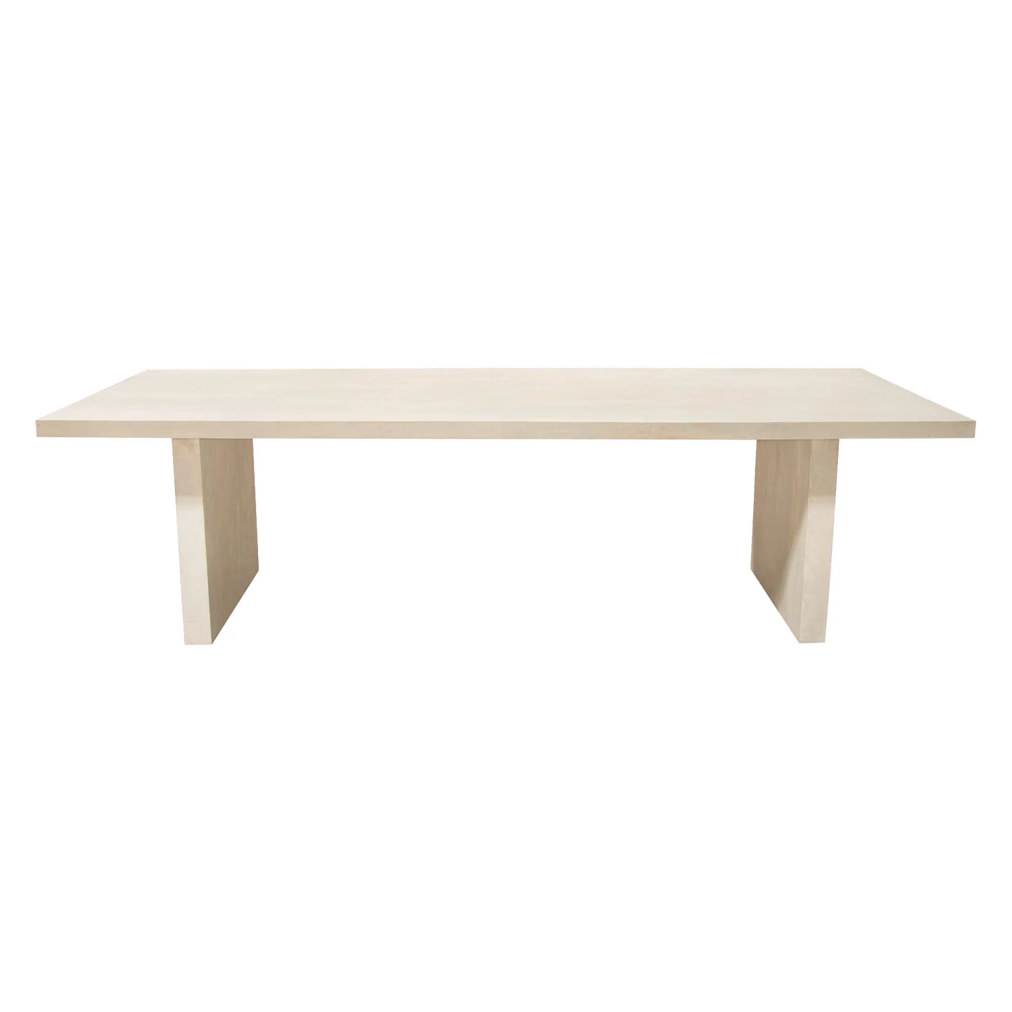 Sonoma 110" Solid Mango Wood Dining Table in Light Natural Grey Wash Finish by Diamond Sofa - Image 10