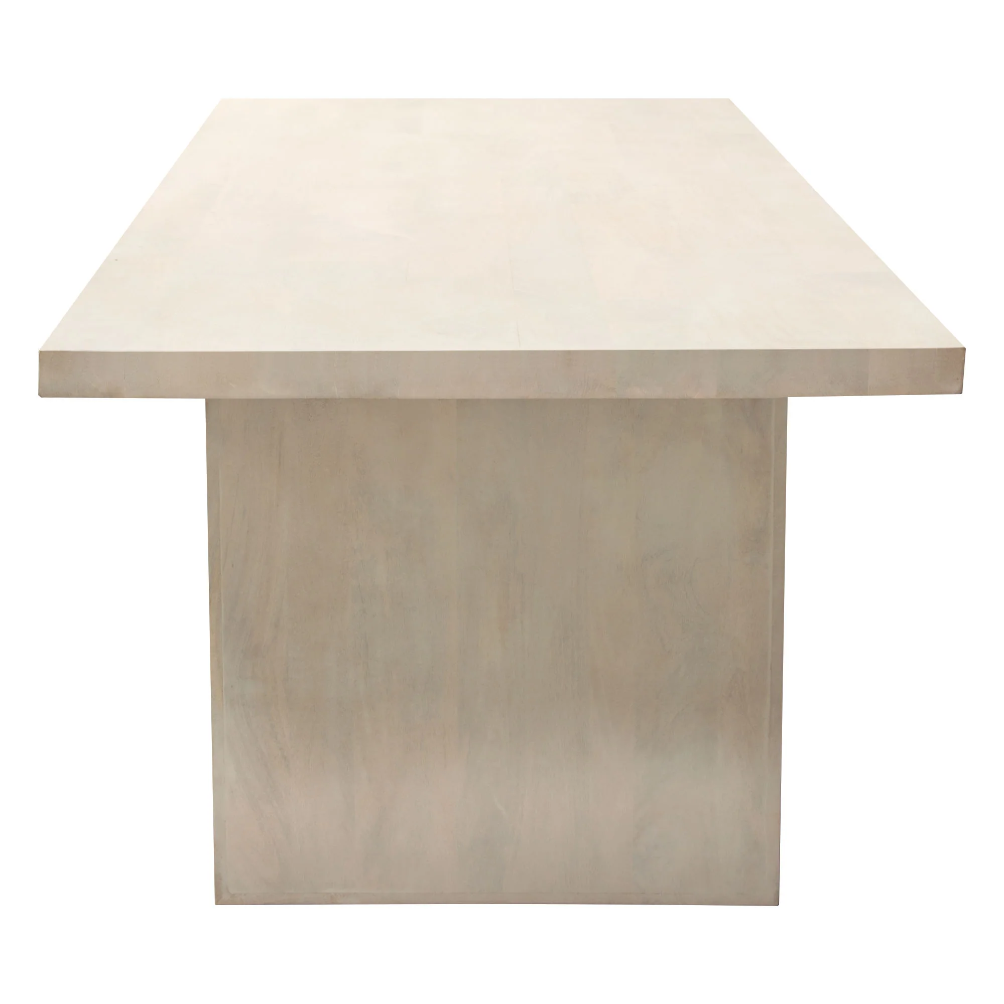 Sonoma 110" Solid Mango Wood Dining Table in Light Natural Grey Wash Finish by Diamond Sofa - Image 4