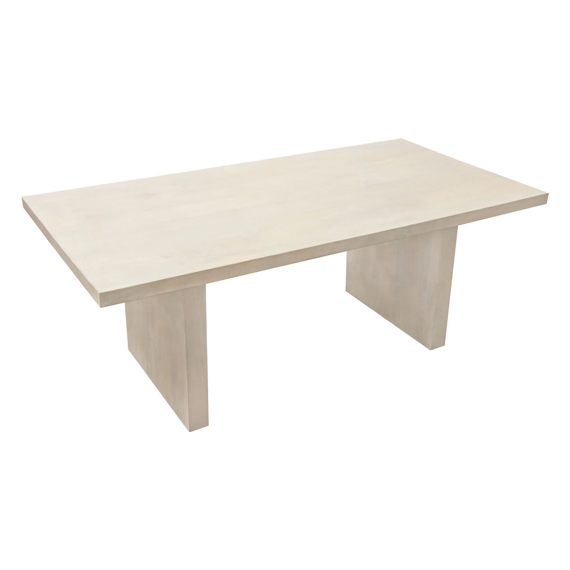 Sonoma 80" Solid Mango Wood Dining Table in Light Natural Grey Wash Finish by Diamond Sofa - Image 3