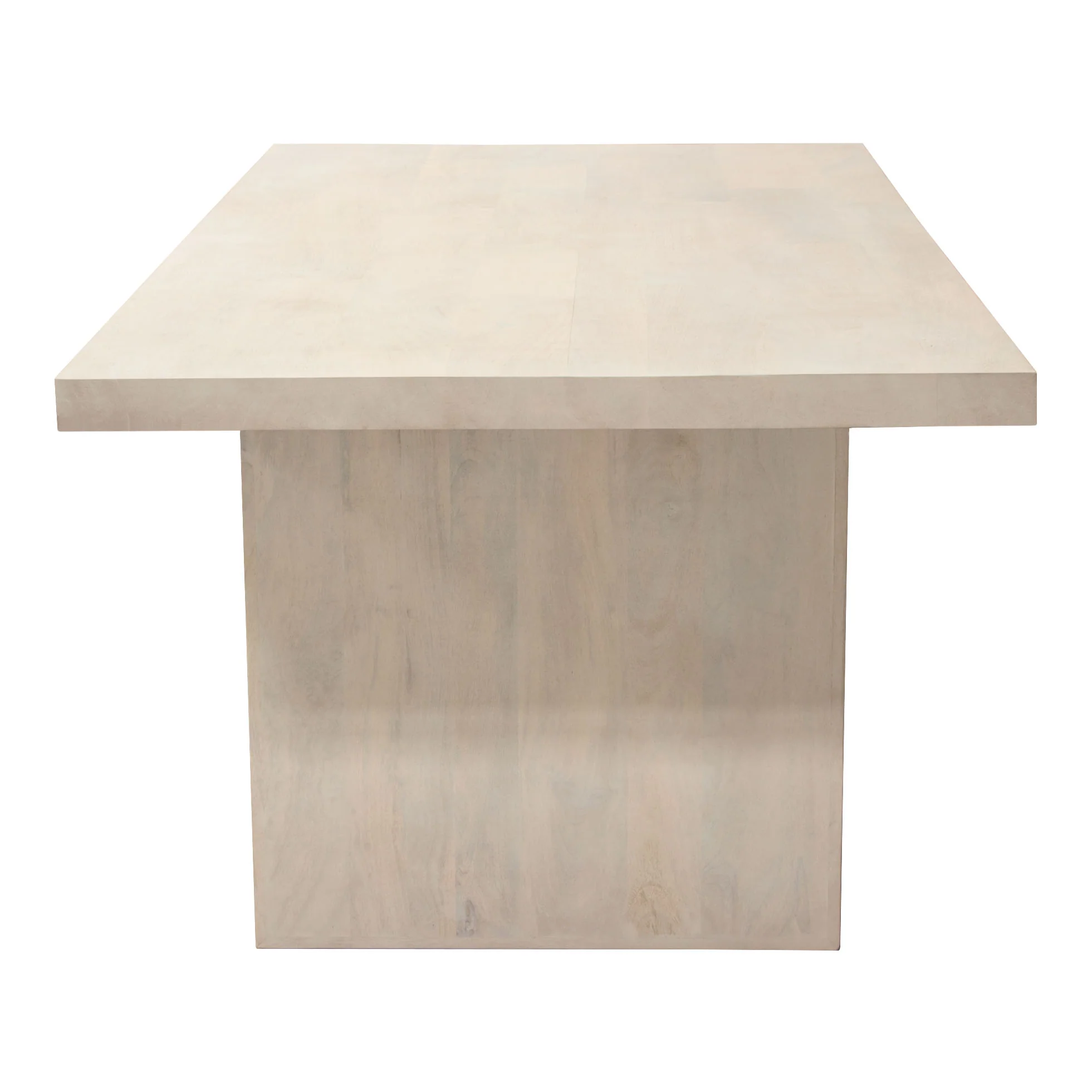 Sonoma 80" Solid Mango Wood Dining Table in Light Natural Grey Wash Finish by Diamond Sofa - Image 4