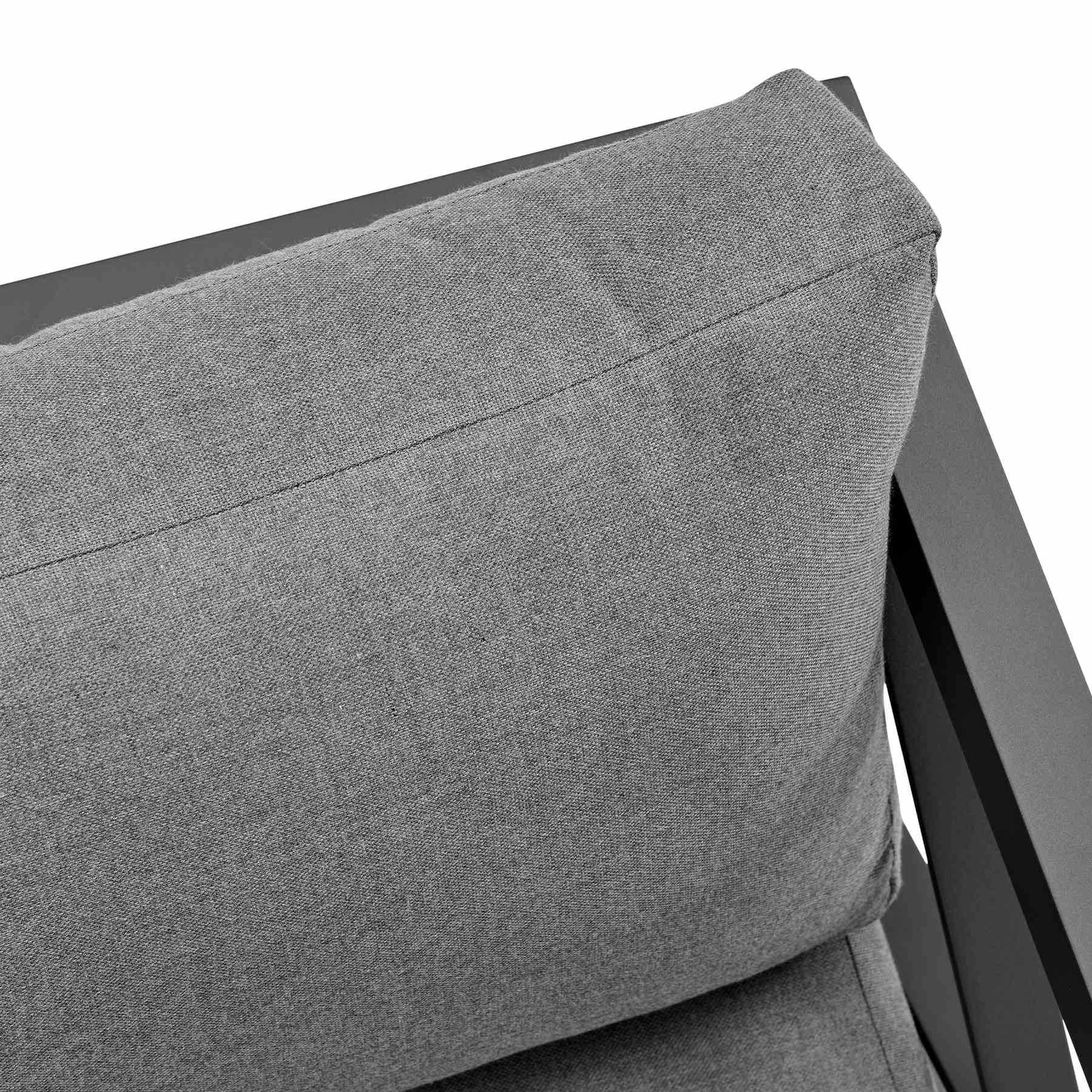 Sonoma Outdoor 4 piece Set in Dark Gray Finish and Dark Gray Cushions - Image 9