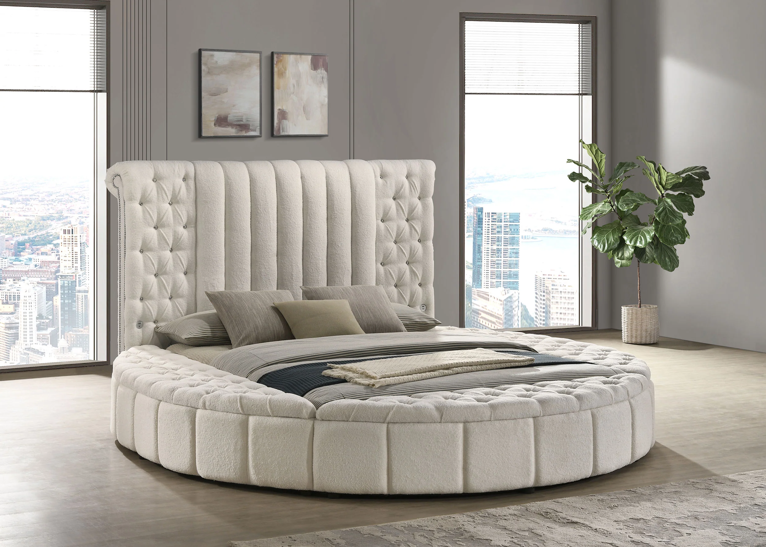 Sonya Panel Floor Storage Bed - Image 2