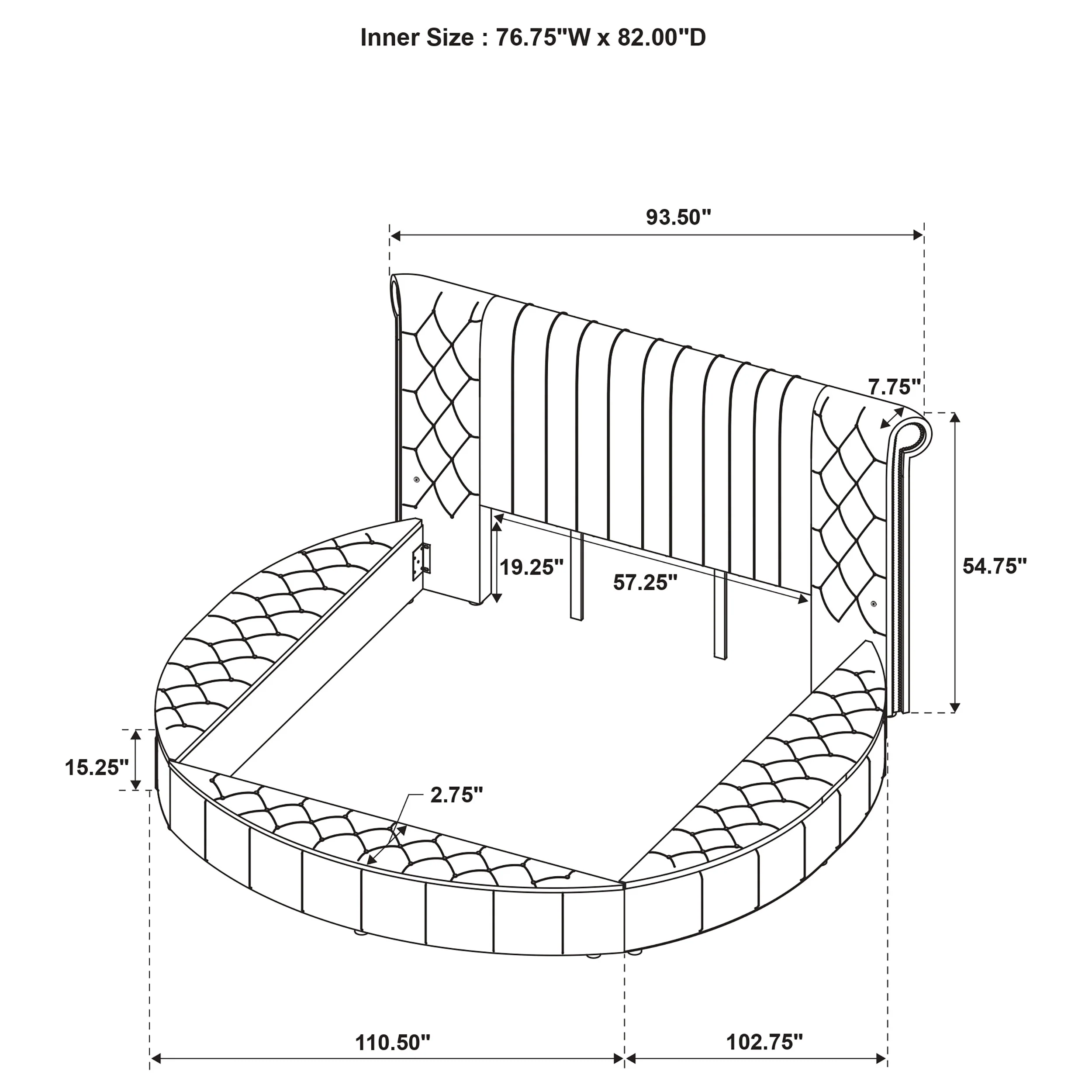 Sonya Panel Floor Storage Bed - Image 23