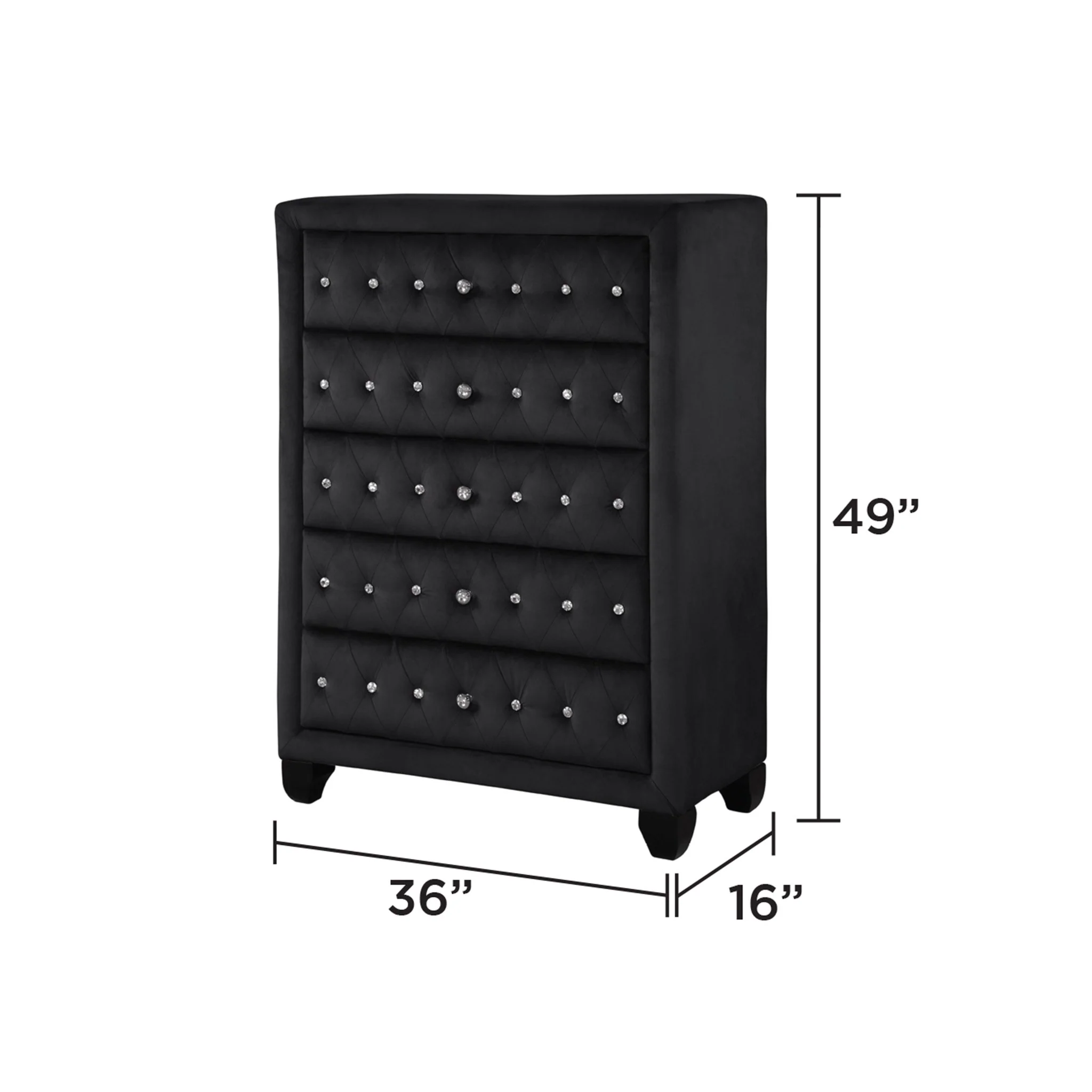 Sophia Chest  Black - Image 4