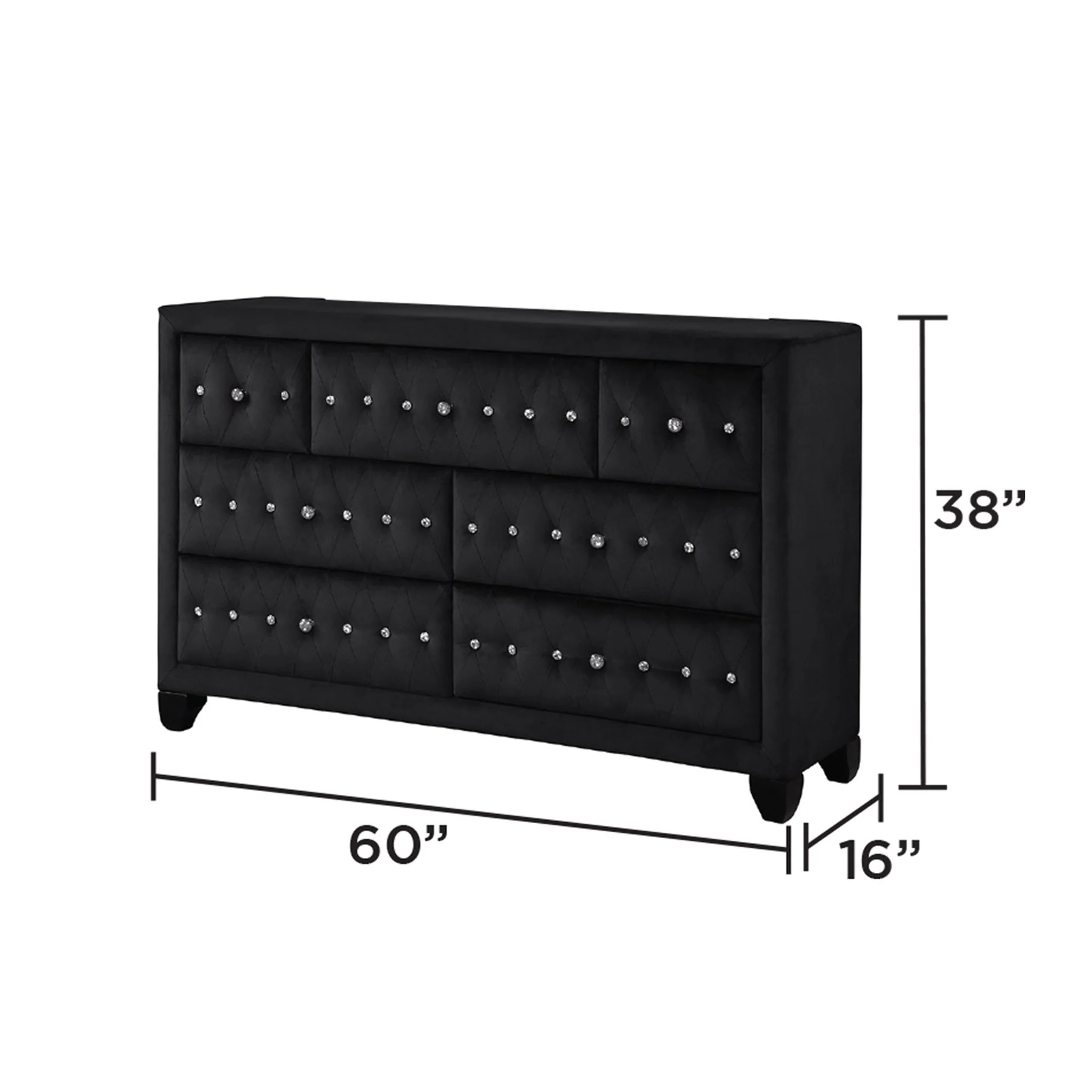 Sophia Dresser Black - Image 4