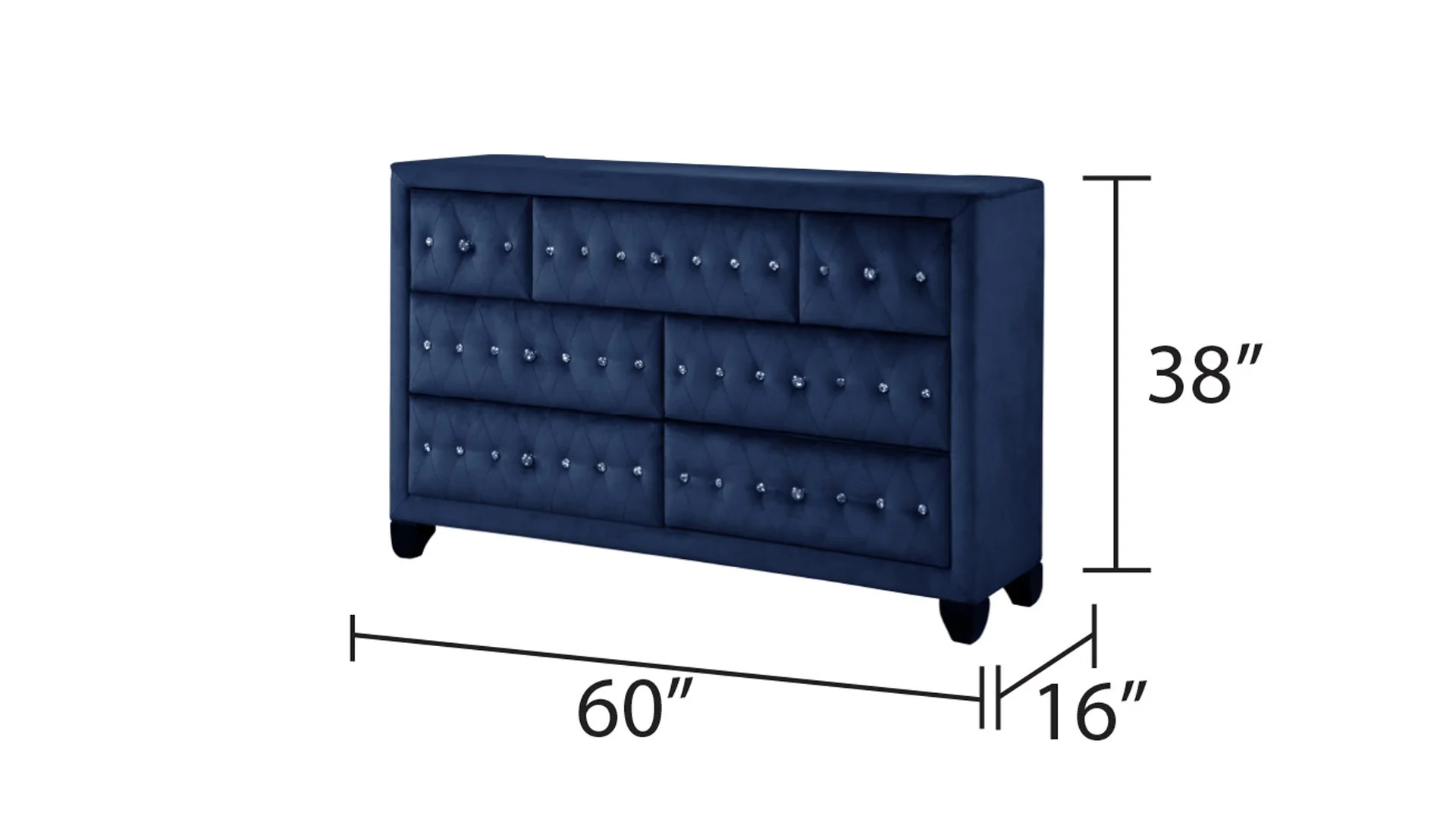 Sophia Dresser  Blue - Image 4