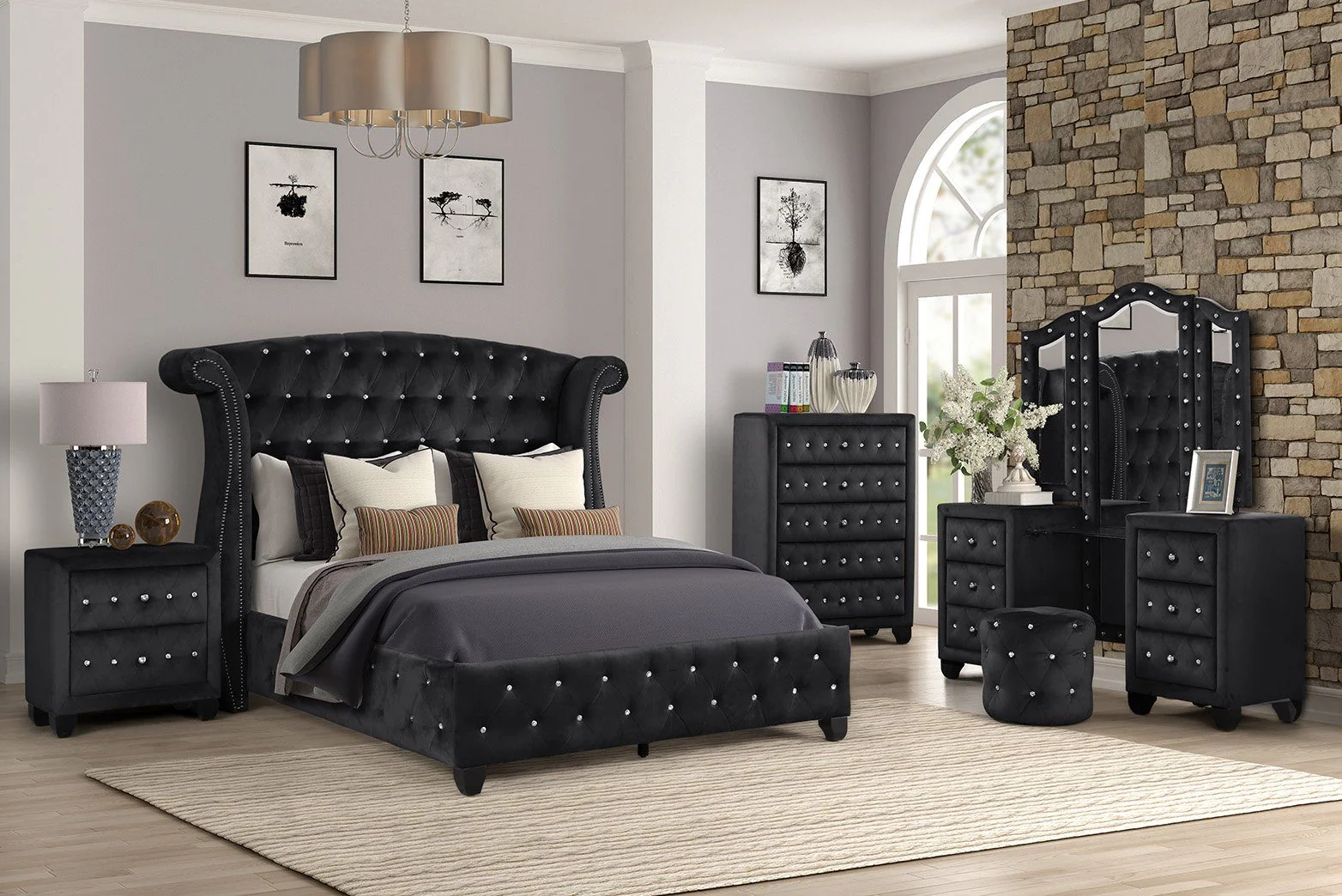 Sophia Full Vanity 5 Black - Image 17