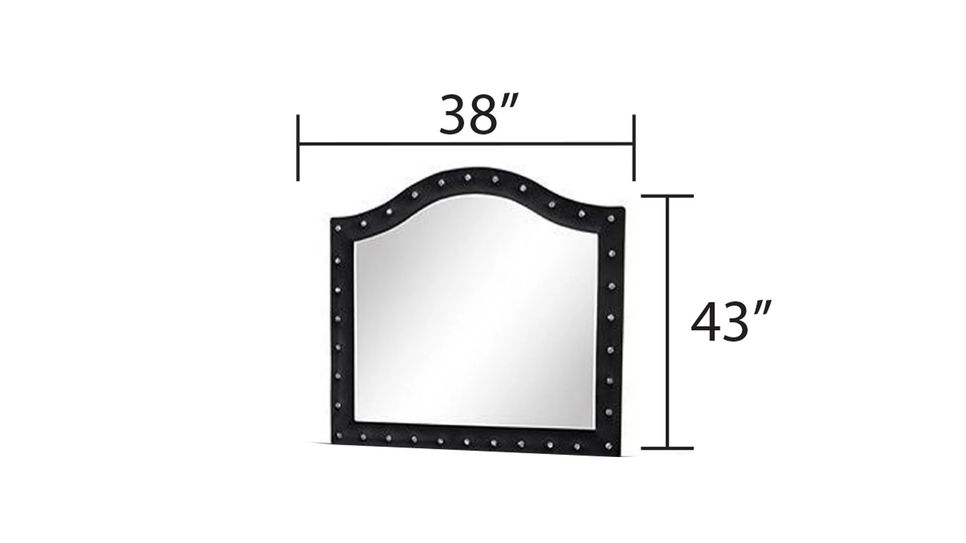 Sophia King Bed 4 Black - Image 9