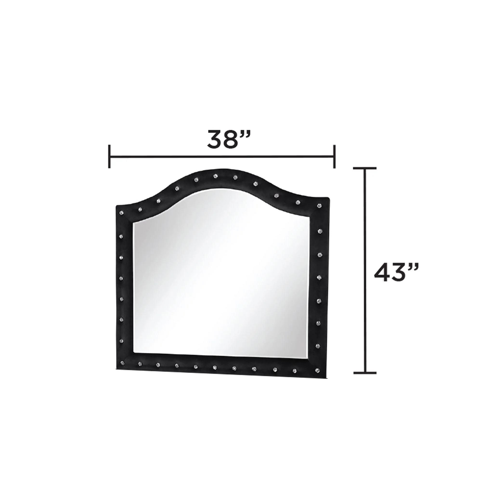 Sophia Mirror  Black - Image 5