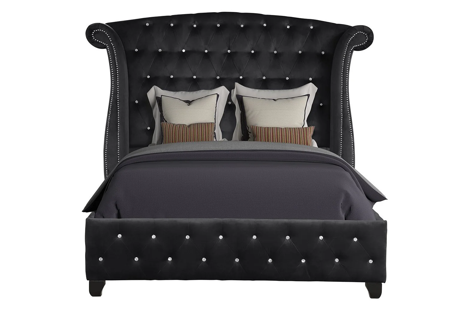 Sophia Queen Bed  Black - Image 2