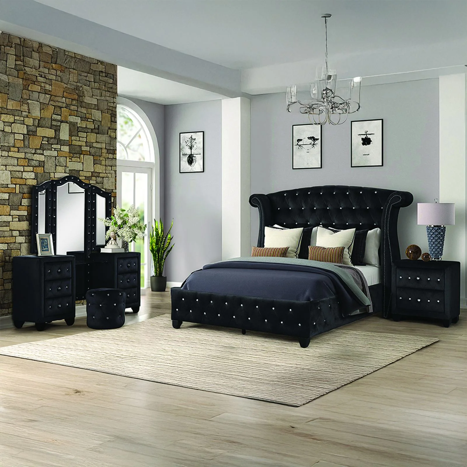 Sophia Queen Vanity 4 Black - Image 14