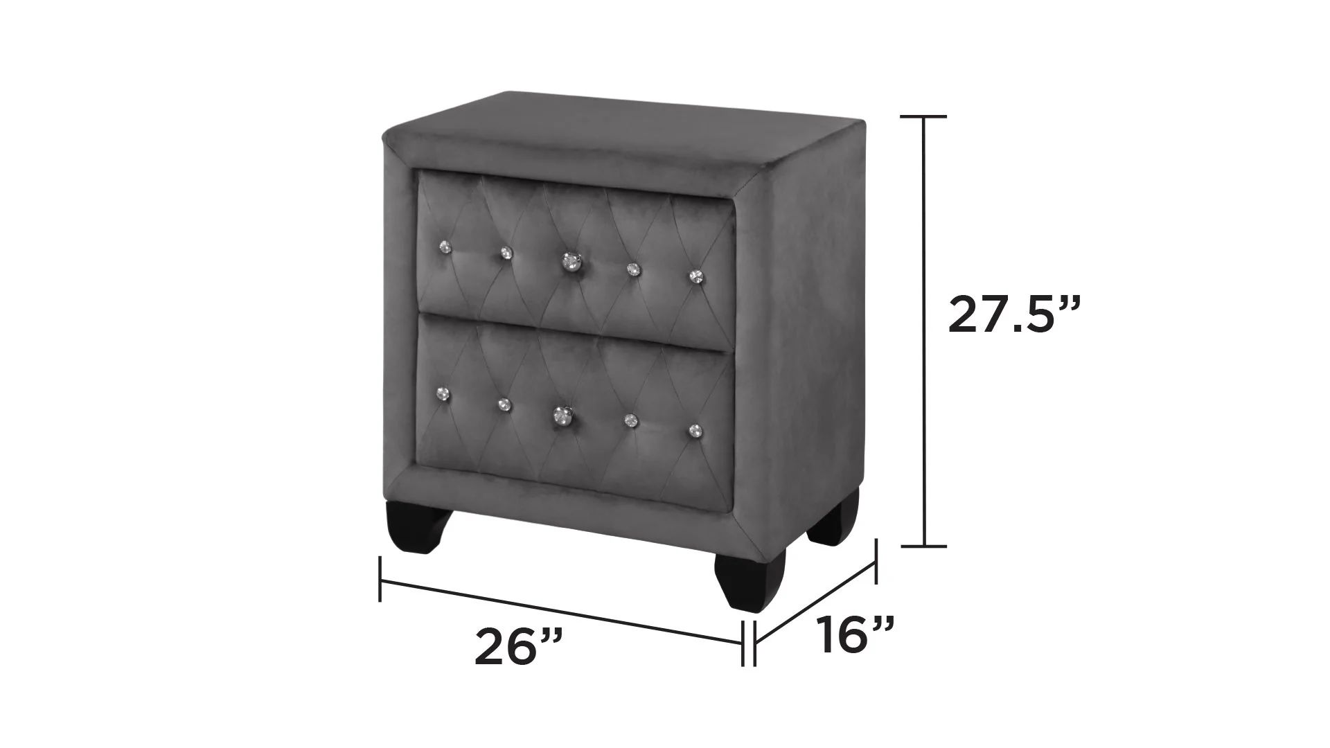 Sophia Queen Vanity 4 Grey - Image 12